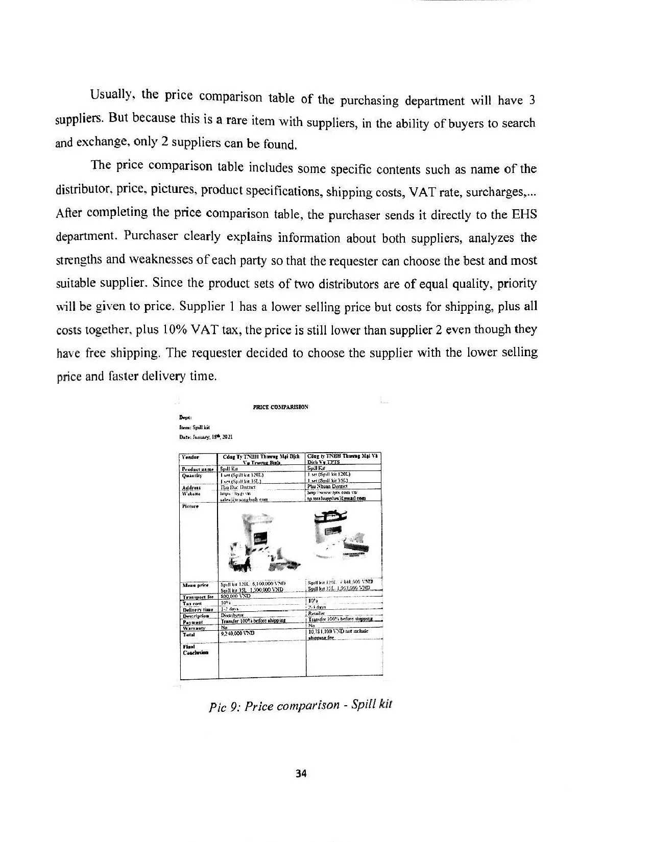 Đồ án tốt nghiệp - Completion of the purchase management at Ecco VietNam Company - Trang 41