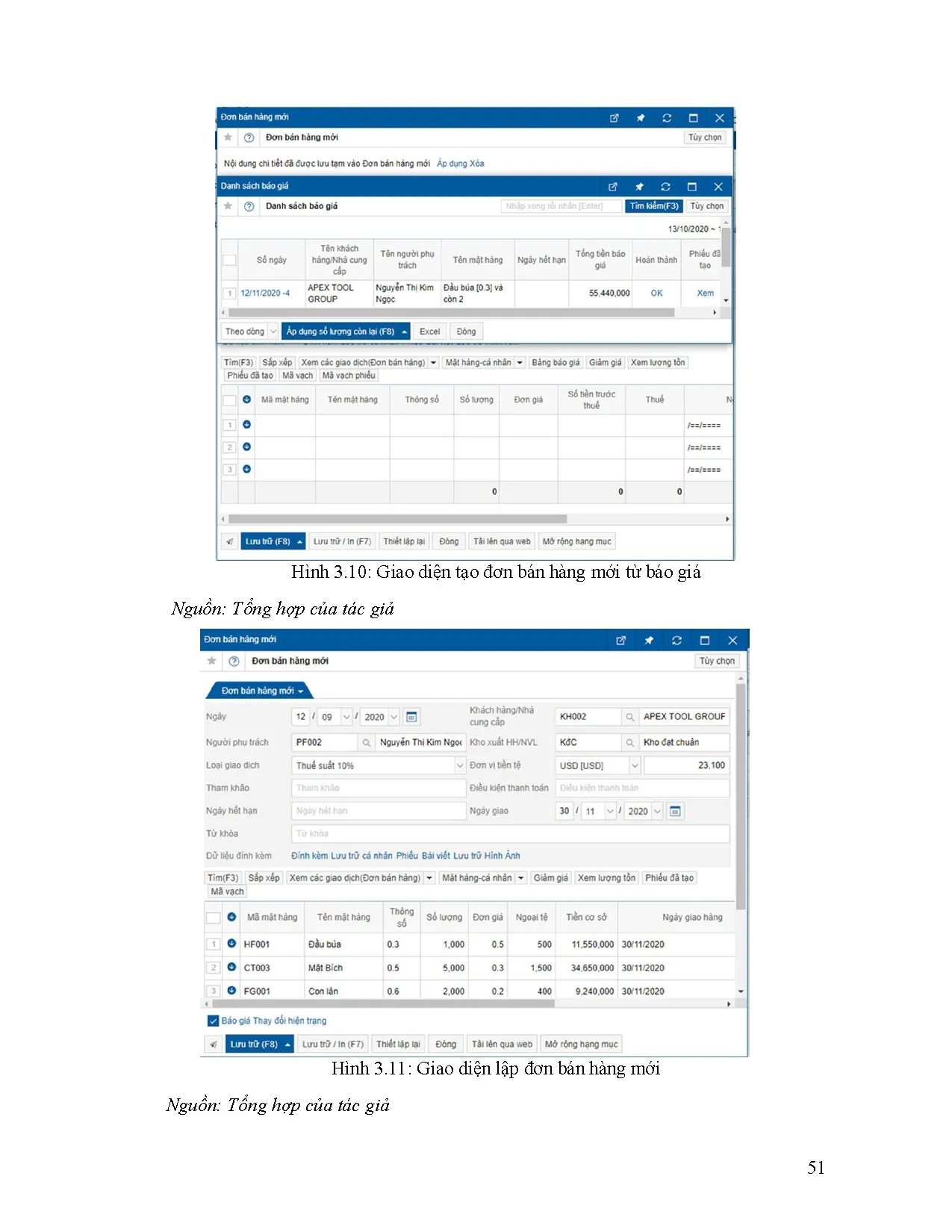 Đồ án tốt nghiệp - Thiết lập hệ thống ERP tại Công ty TNHH Profor - Trang 62