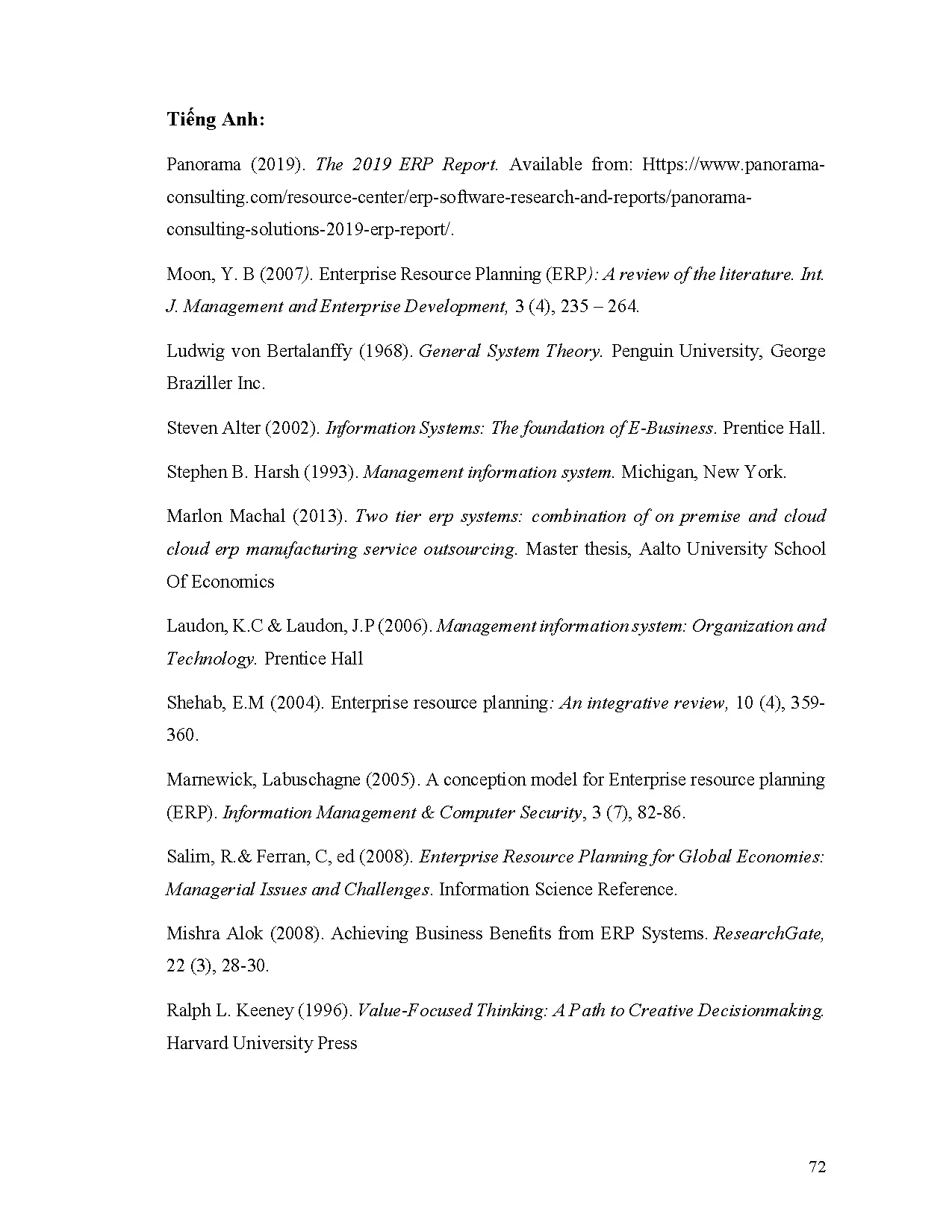 Đồ án tốt nghiệp - Thiết lập hệ thống ERP tại Công ty TNHH Profor - Trang 83