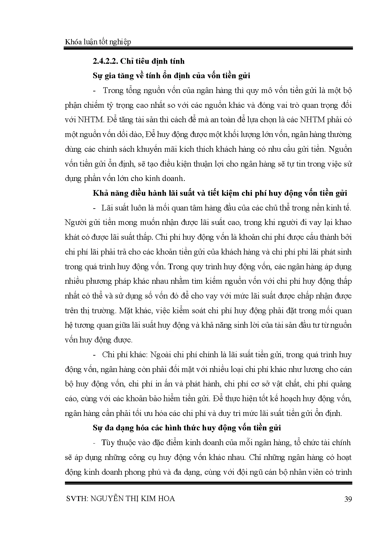 Đồ án tốt nghiệp - Giải pháp tằng cường hoạt động huy động tiền gửi tại Ngân hàng Eximbank - Trang 49