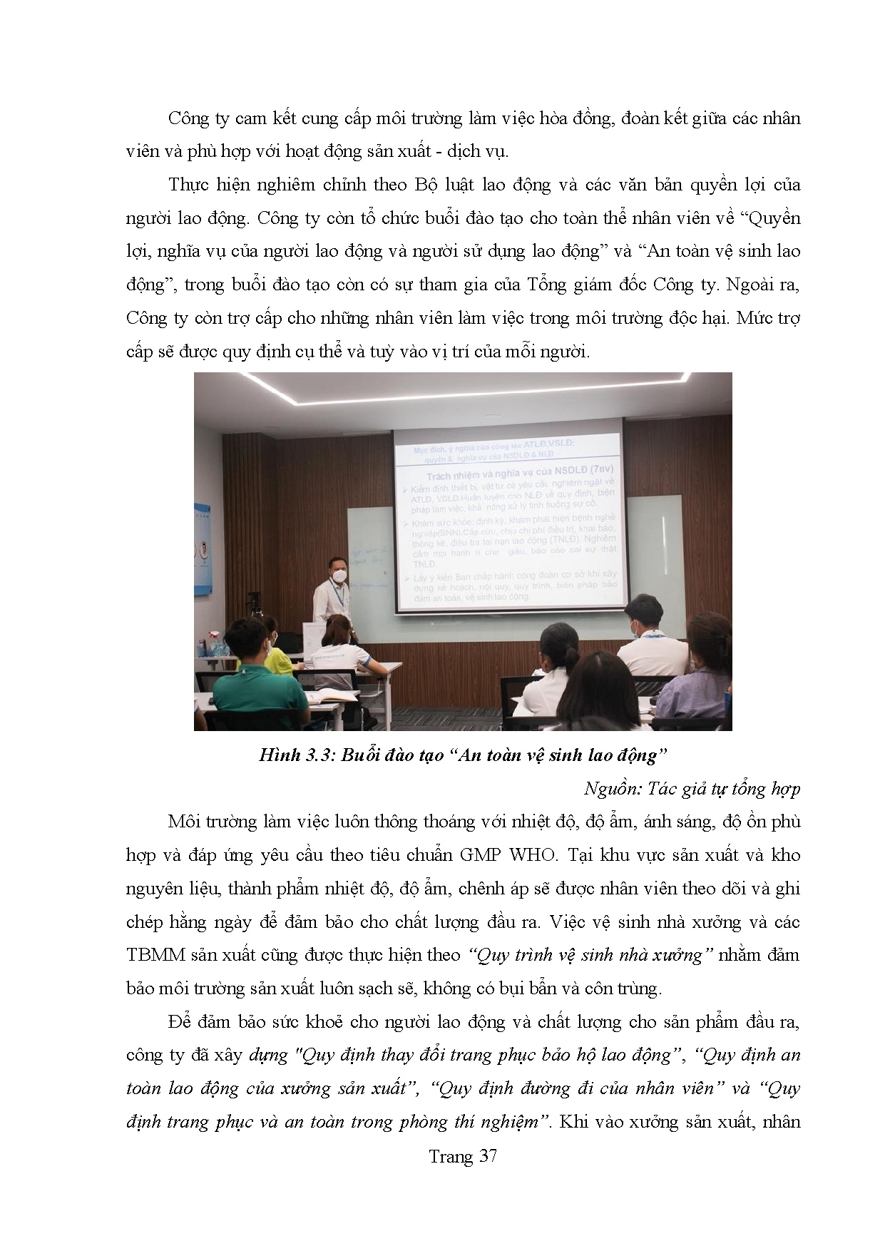 Đồ án tốt nghiệp - Phân tích thực trạng áp dụng Hệ thống Quản lý chất lượng ISO 9001:2015 TCTCPCNSHR - Trang 47