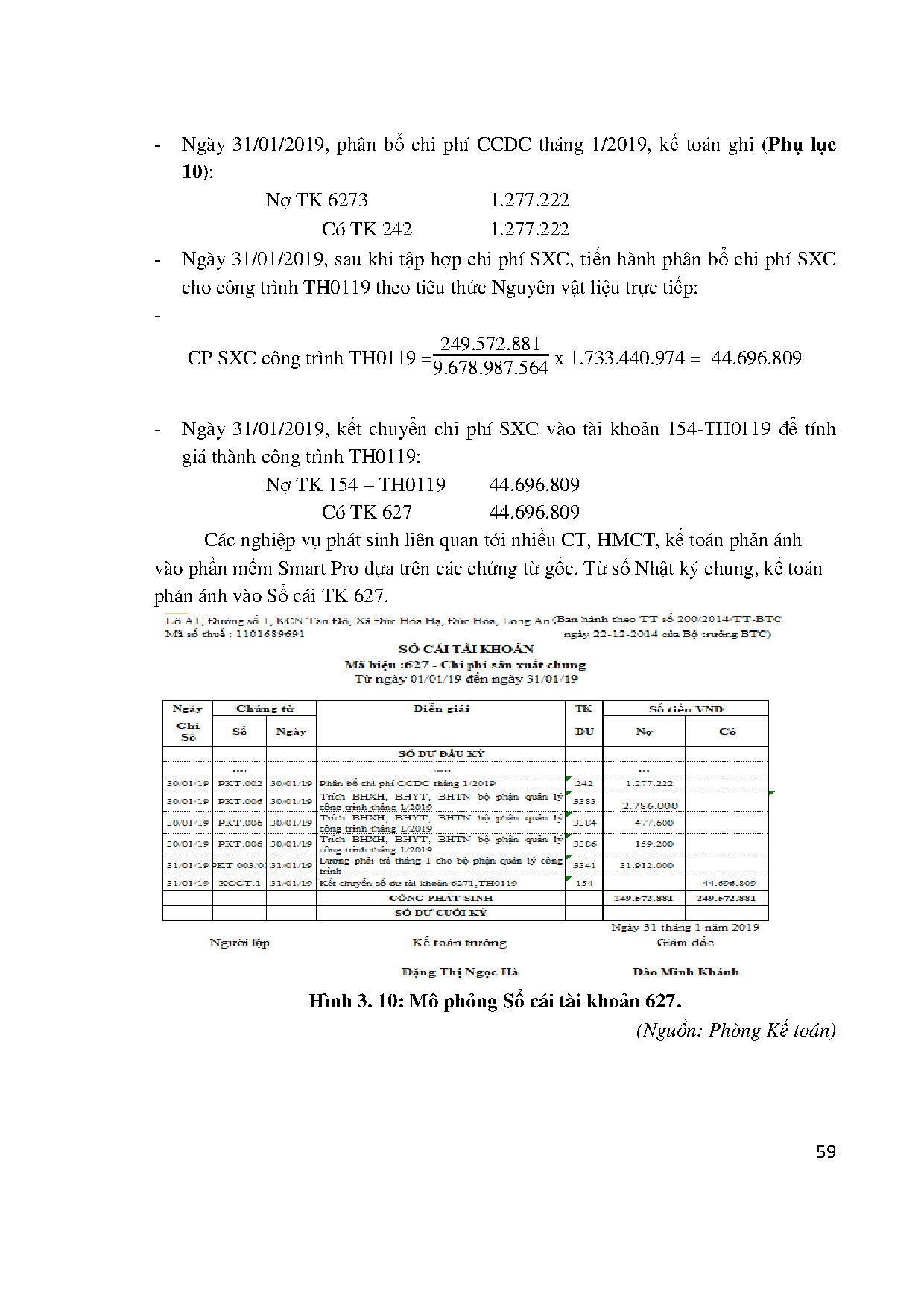 Đồ án tốt nghiệp - Công tác kế toán tập hợp chi phí sản xuất và tính giá thành công TTCCTTĐTVX . - Trang 75