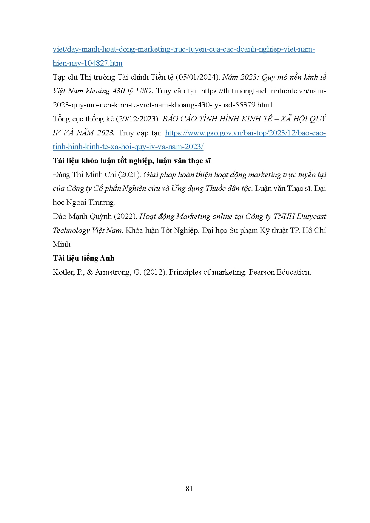 Ảnh một số trang tài liệu