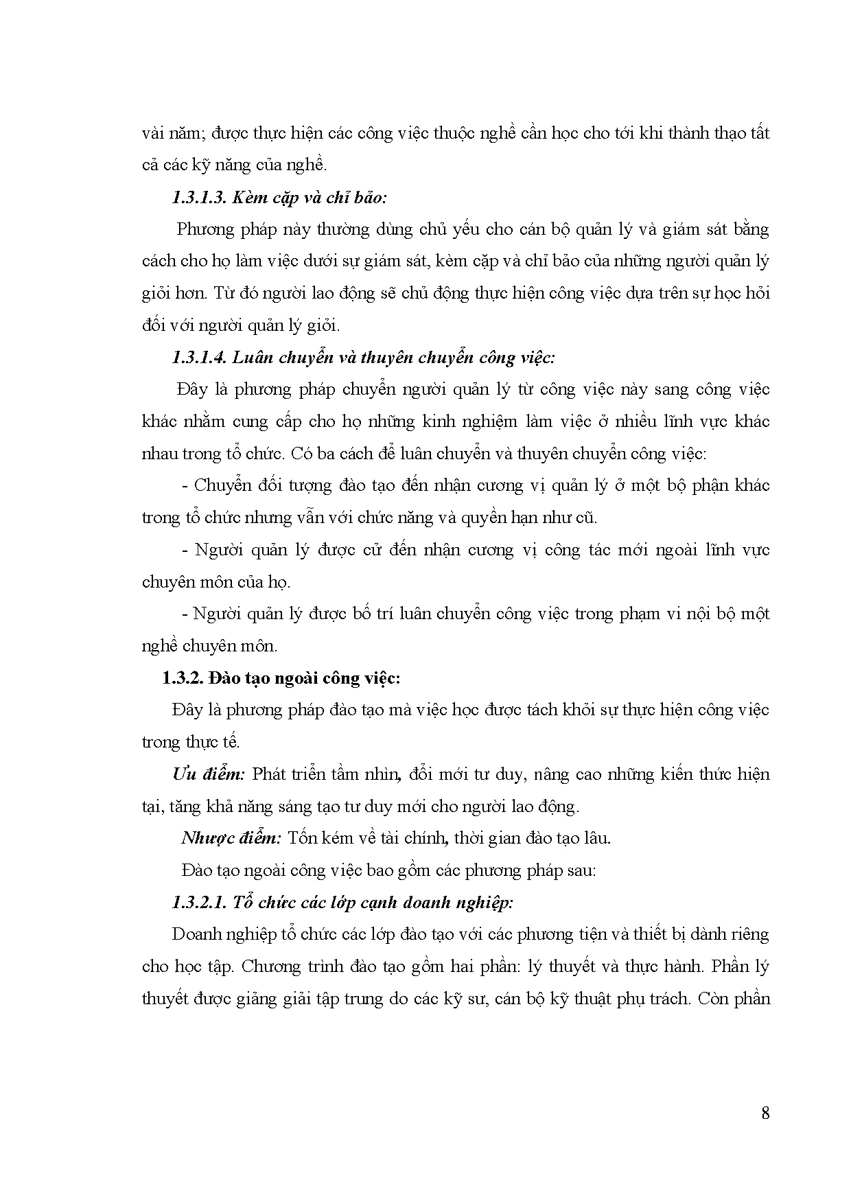 Đồ án tốt nghiệp - Hoàn thiện công tác đào tạo và phát triển nguồn nhân lực tại công ty CP đầu tư TB - Trang 15