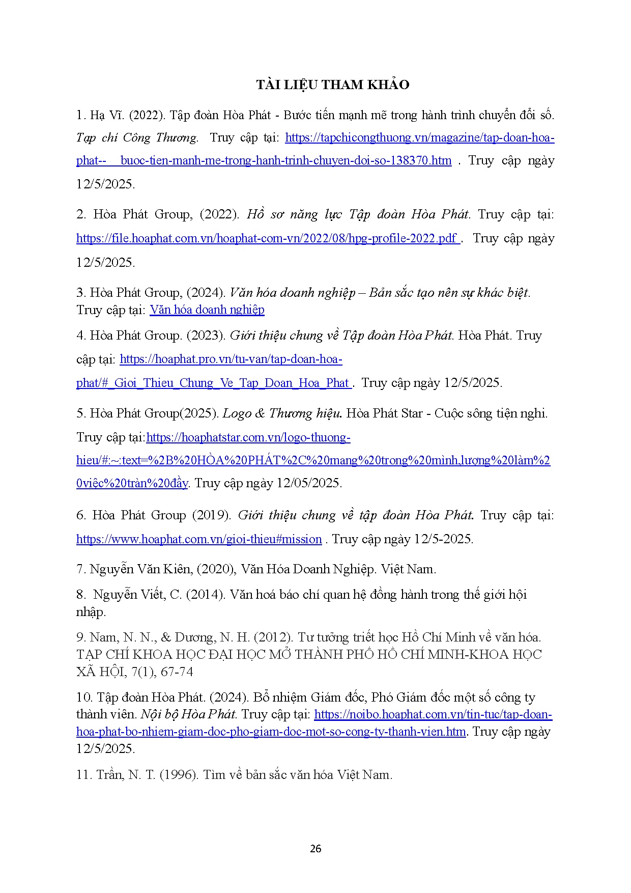 Ảnh một số trang tài liệu