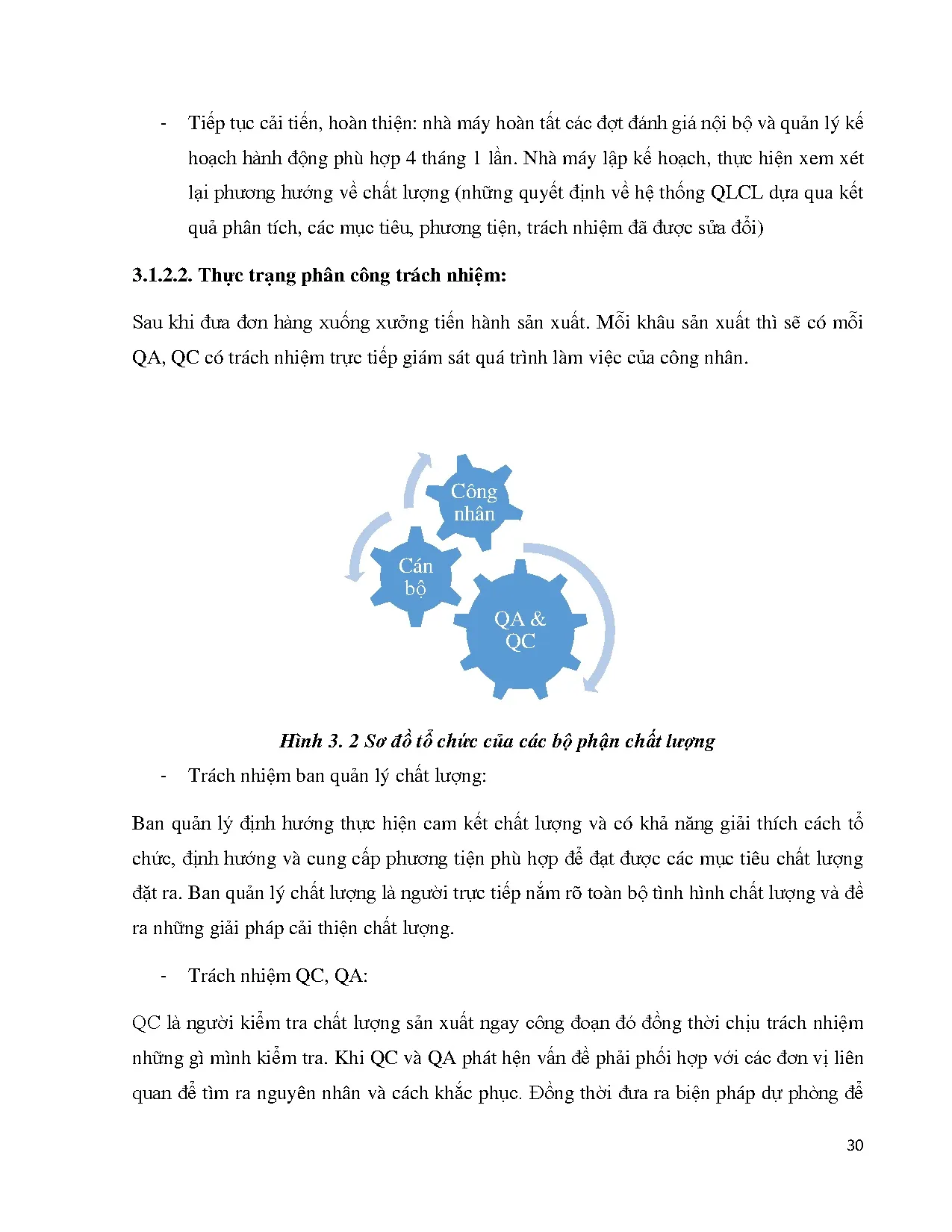 Đồ án tốt nghiệp - Phân tích thực trạng công tác quản lý chất lượng toàn diện (TQM) TNM 1 CCTCPĐTT . - Trang 41