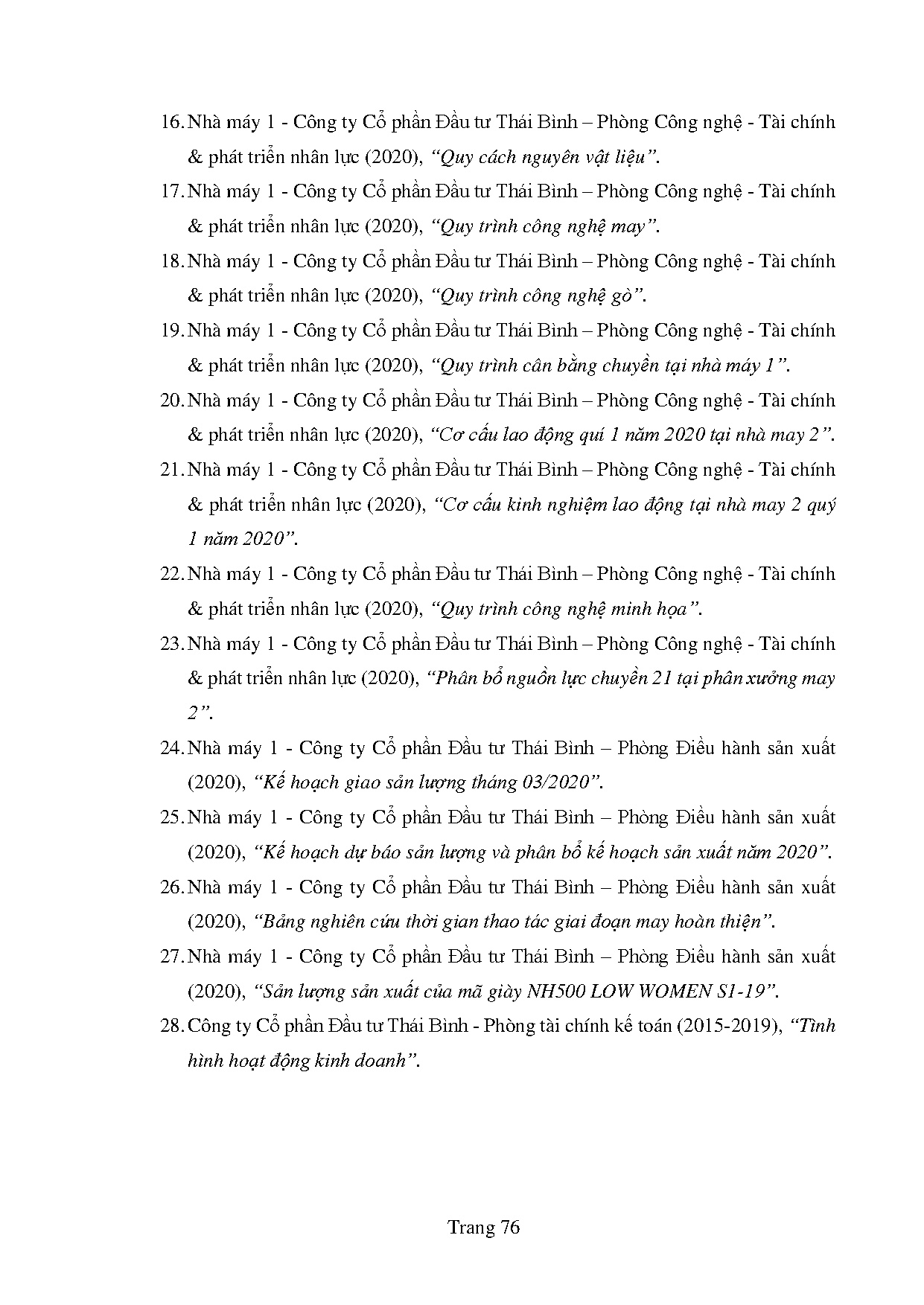 Ảnh một số trang tài liệu