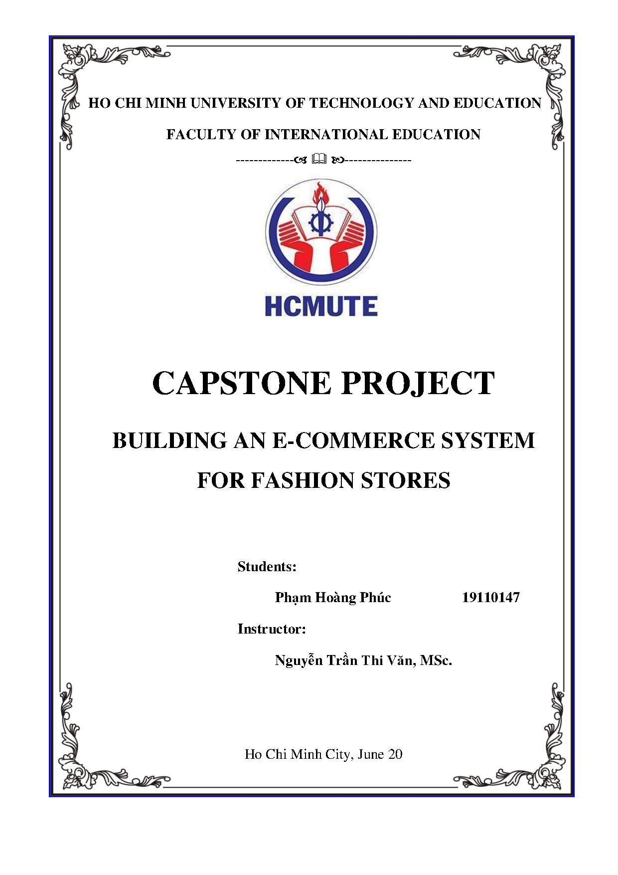 Đồ án tốt nghiệp - Building an E-commerce system for fashion stores