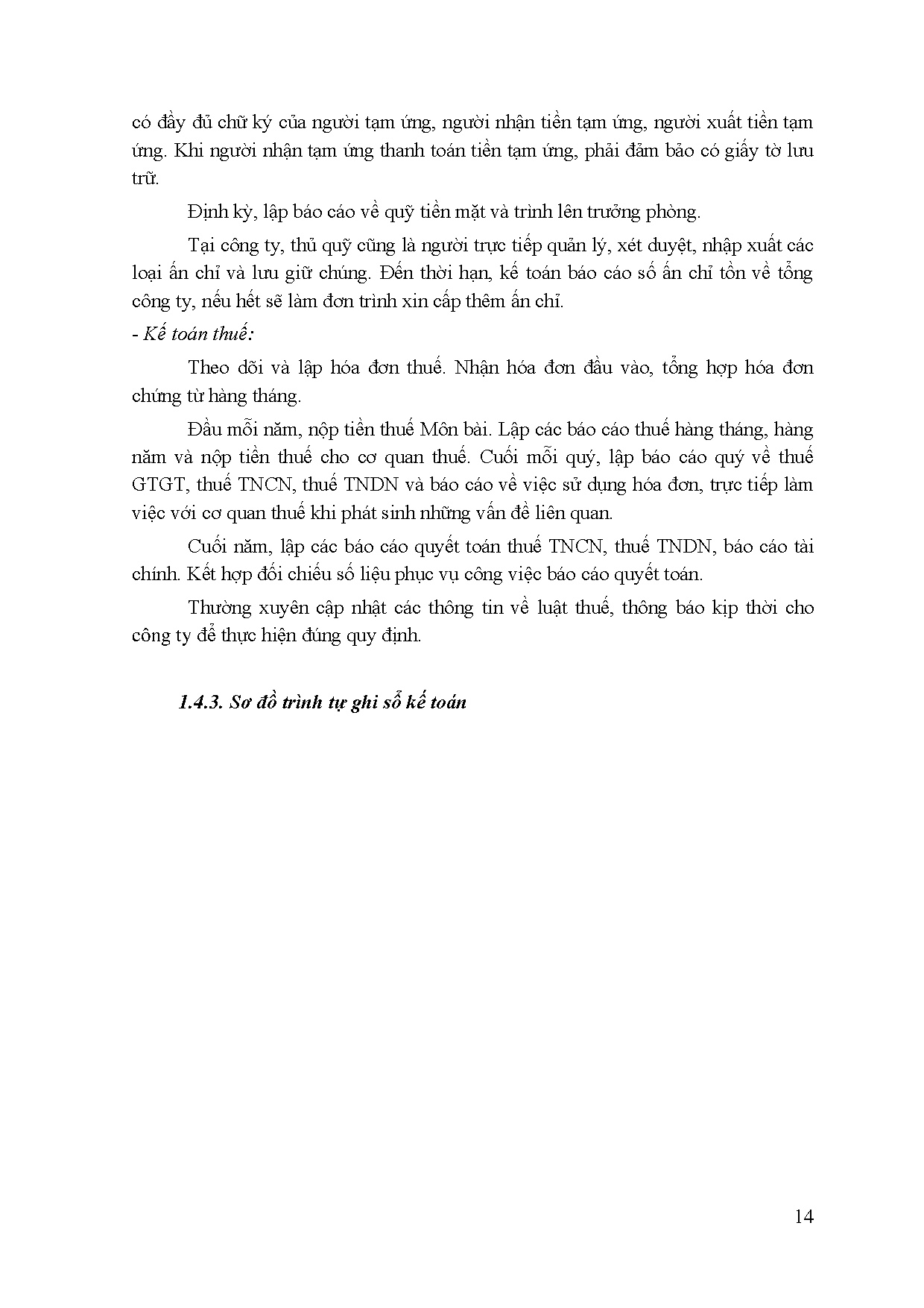 Đồ án tốt nghiệp - Kế toán vốn bằng tiền và khoản phải thu khách hàng, phải trả người bán TCTBHPSG - Trang 28