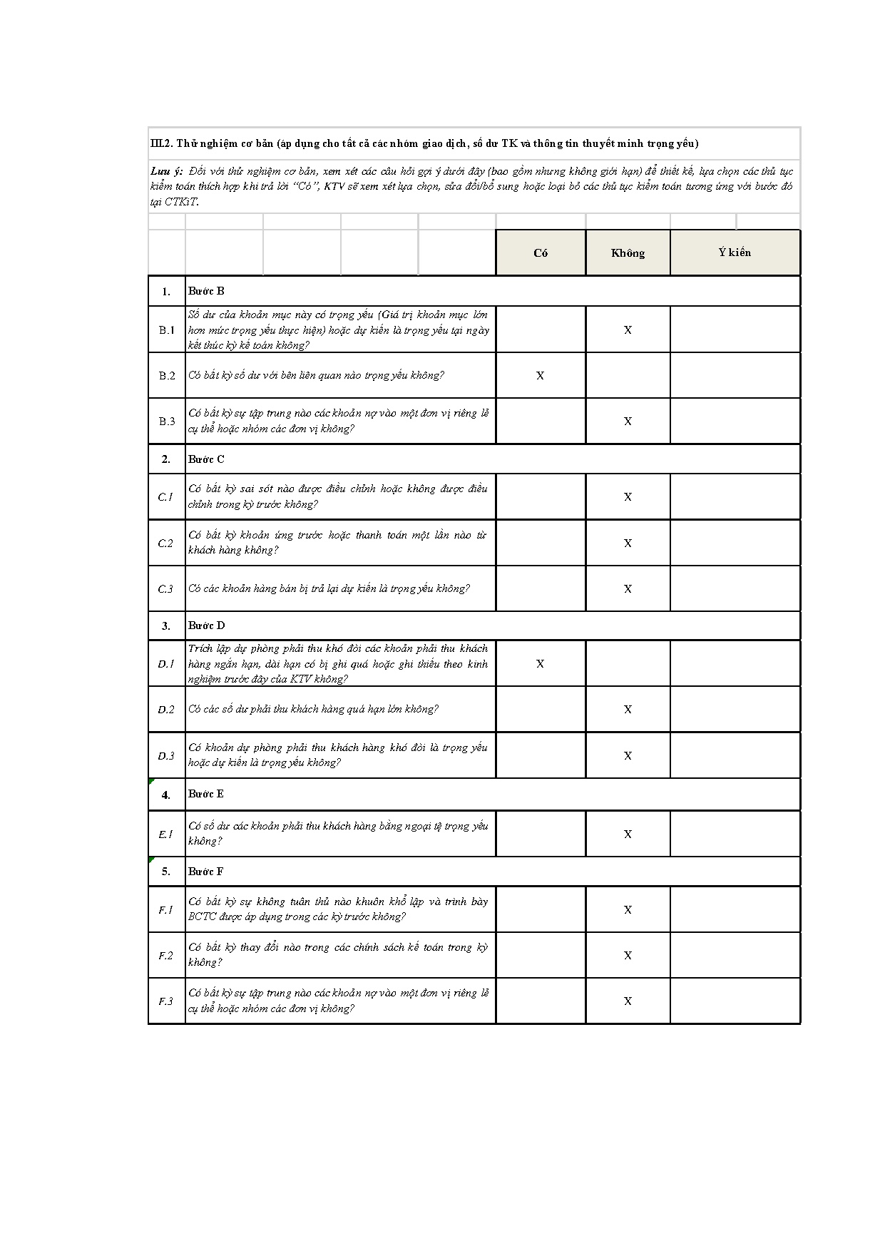 Đồ án tốt nghiệp - Quy trình kiểm toán khoản mục nợ phải thu khách hàng tại Công ty TNHH KTVDVTHT ( - Trang 82