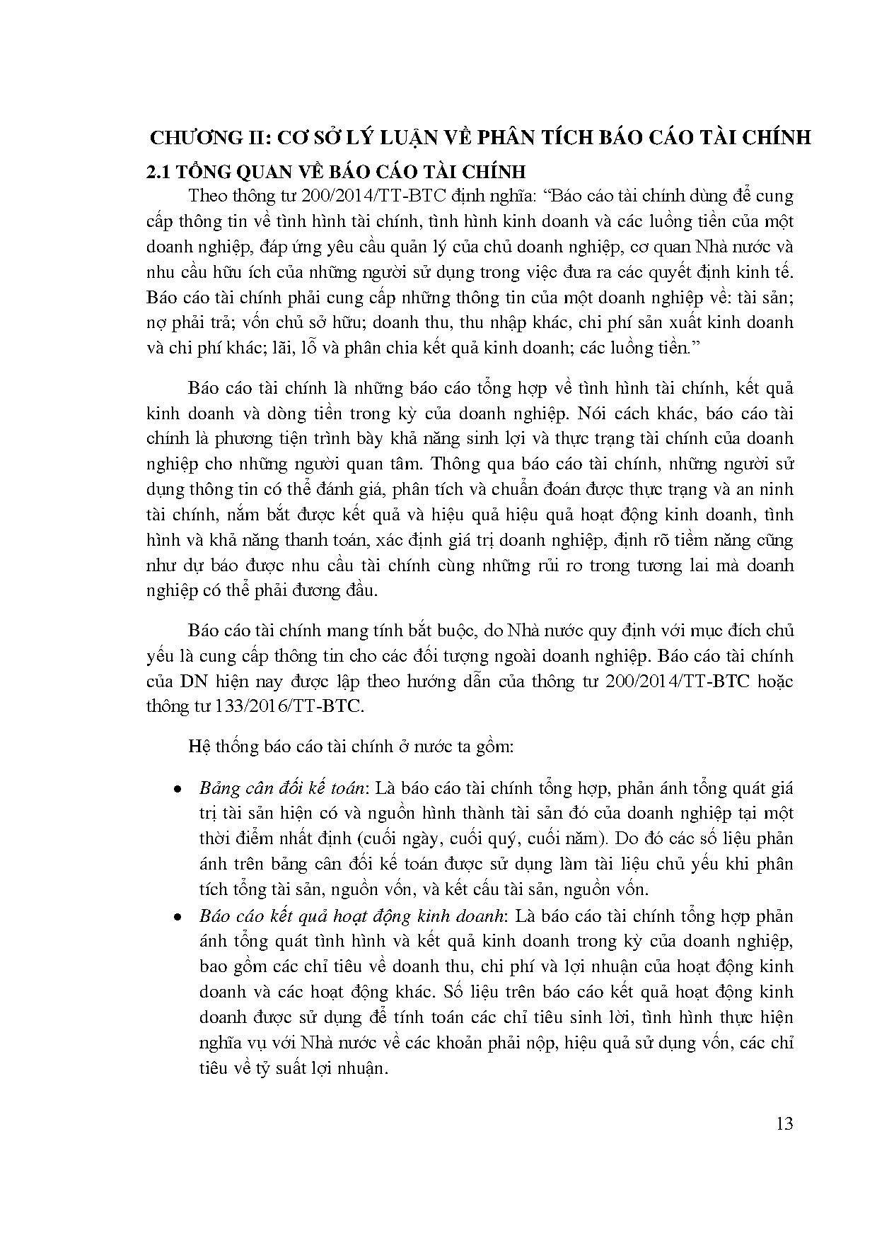 Đồ án tốt nghiệp - Phân tích báo cáo tài chính Công ty Cổ phần tư vấn đầu tư ASADONA - Trang 22