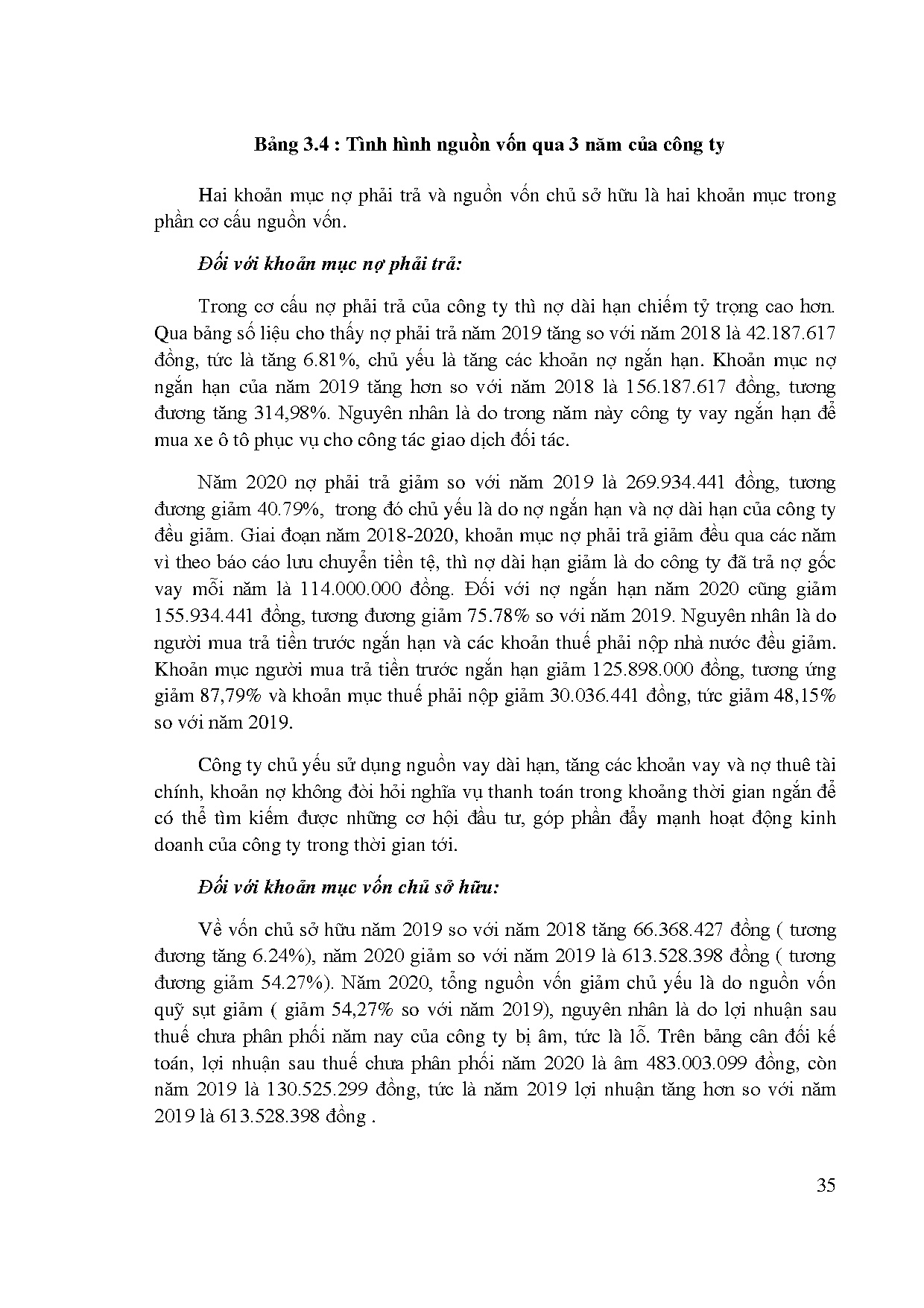 Đồ án tốt nghiệp - Phân tích báo cáo tài chính Công ty Cổ phần tư vấn đầu tư ASADONA - Trang 44