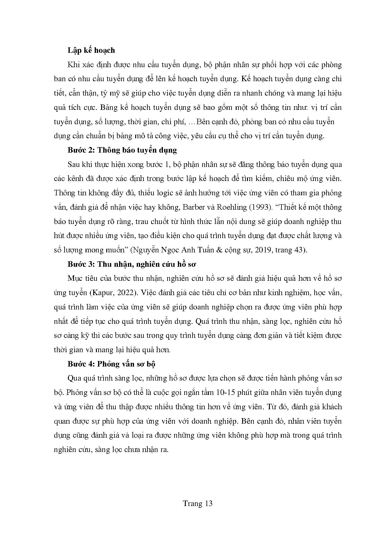 Đồ án tốt nghiệp - Hoàn thiện công tác tuyển dụng nhân sự tại Công ty TNHH Dunlopillo Việt Nam - Trang 23