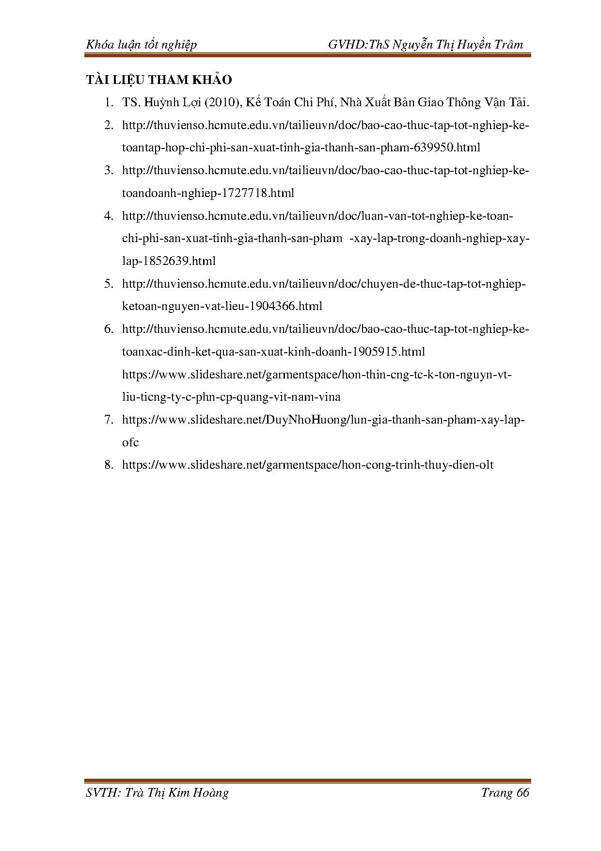 Ảnh một số trang tài liệu