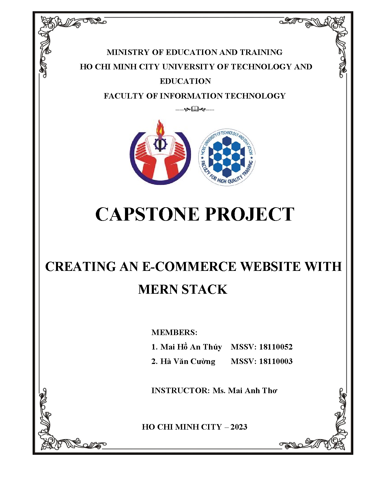 Đồ án tốt nghiệp - Creating an E-Commerce Website with mern stack