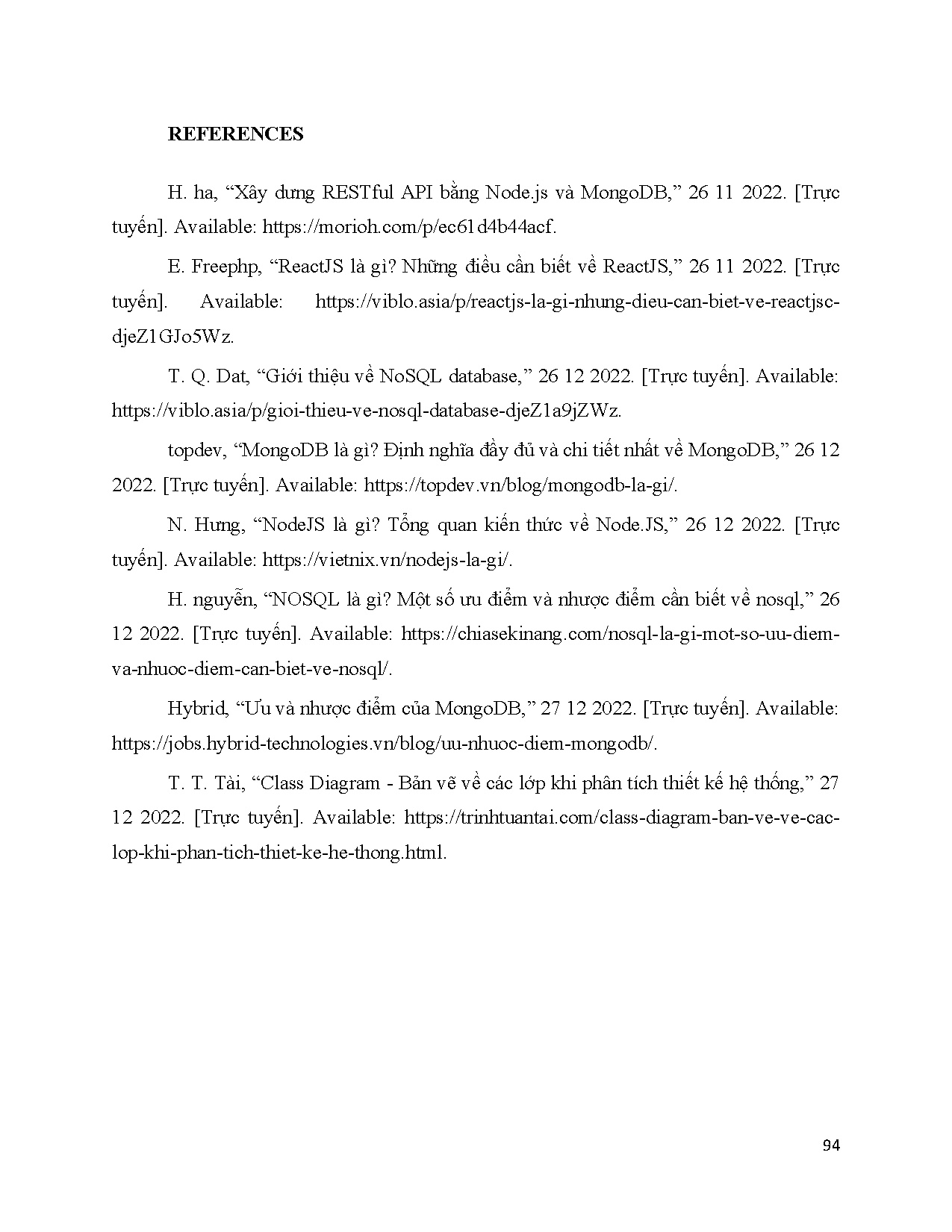 Ảnh một số trang tài liệu