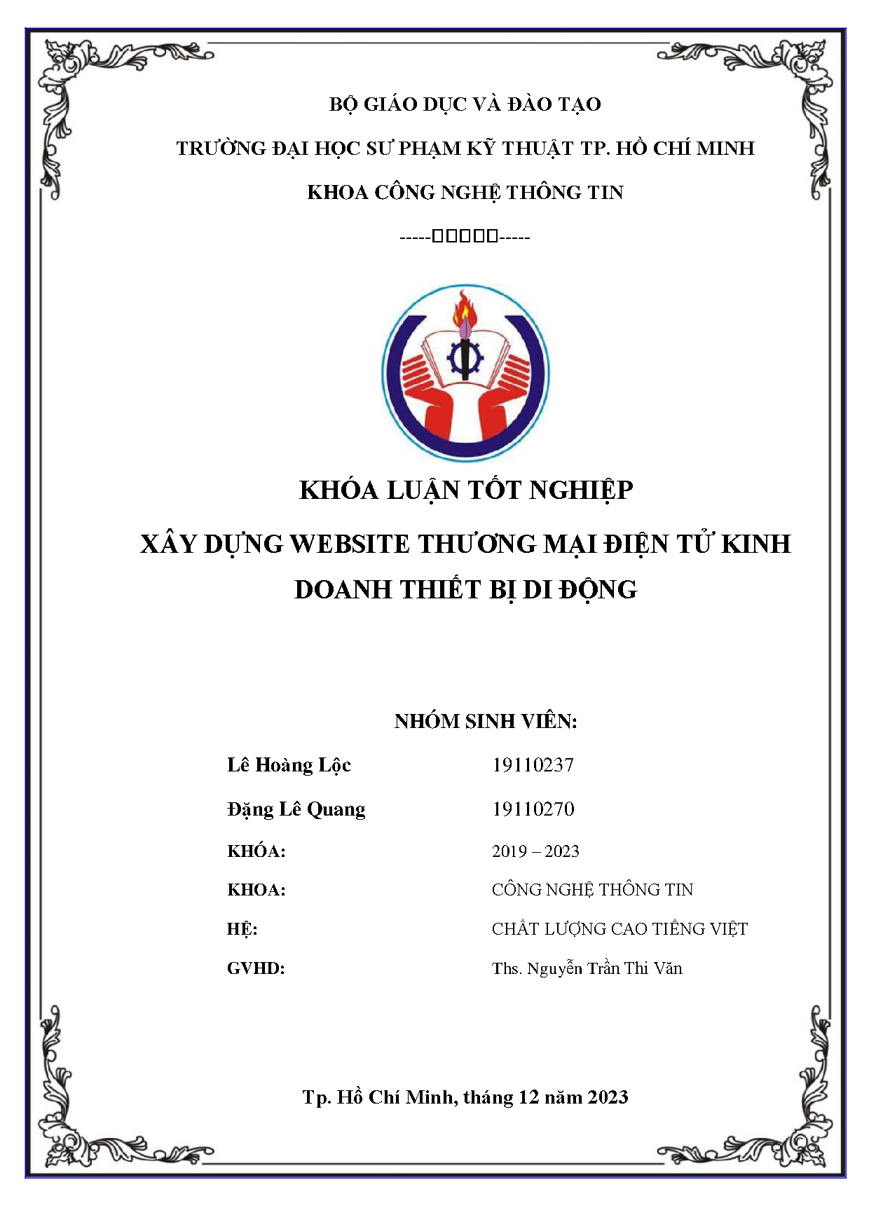 Đồ án tốt nghiệp - Xây dựng website thương mại điện tử kinh doanh thiết bị di động