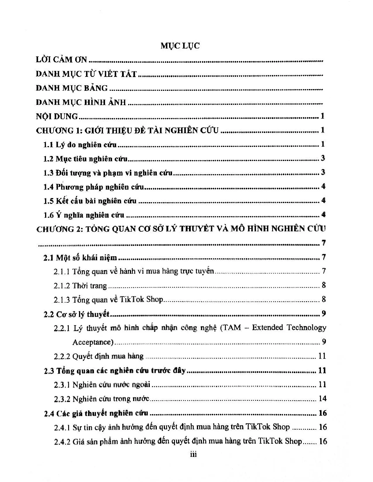 Đồ án tốt nghiệp - Nghiên cứu các yếu tố ảnh hưởng đến quyết định mua hàng thời TTTCG z TTSTTPHCM - Trang 3