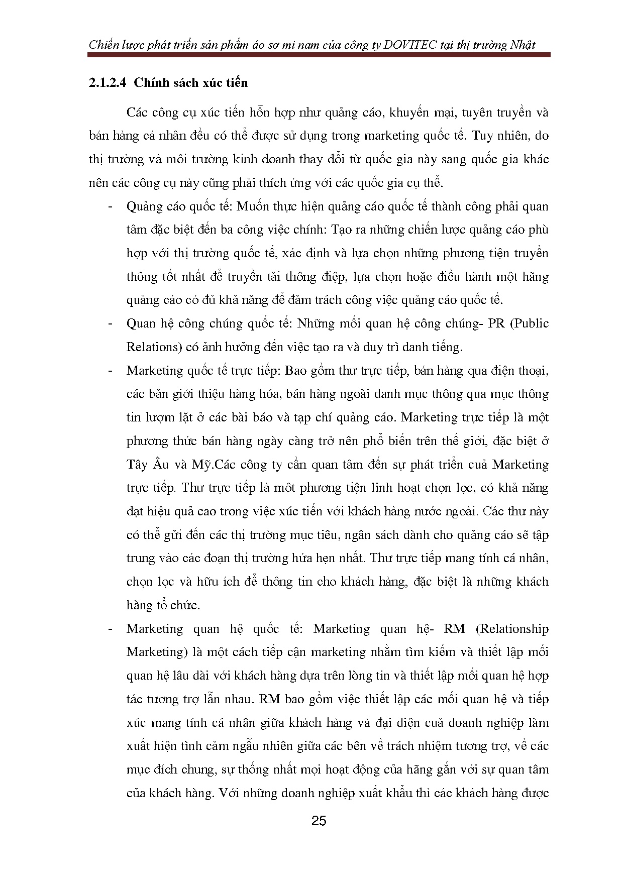 Đồ án tốt nghiệp - Xây dựng chiến lược Marketing để phát triển sản phẩm áo sơ mi nam tại TTNBCCTCPĐT - Trang 35