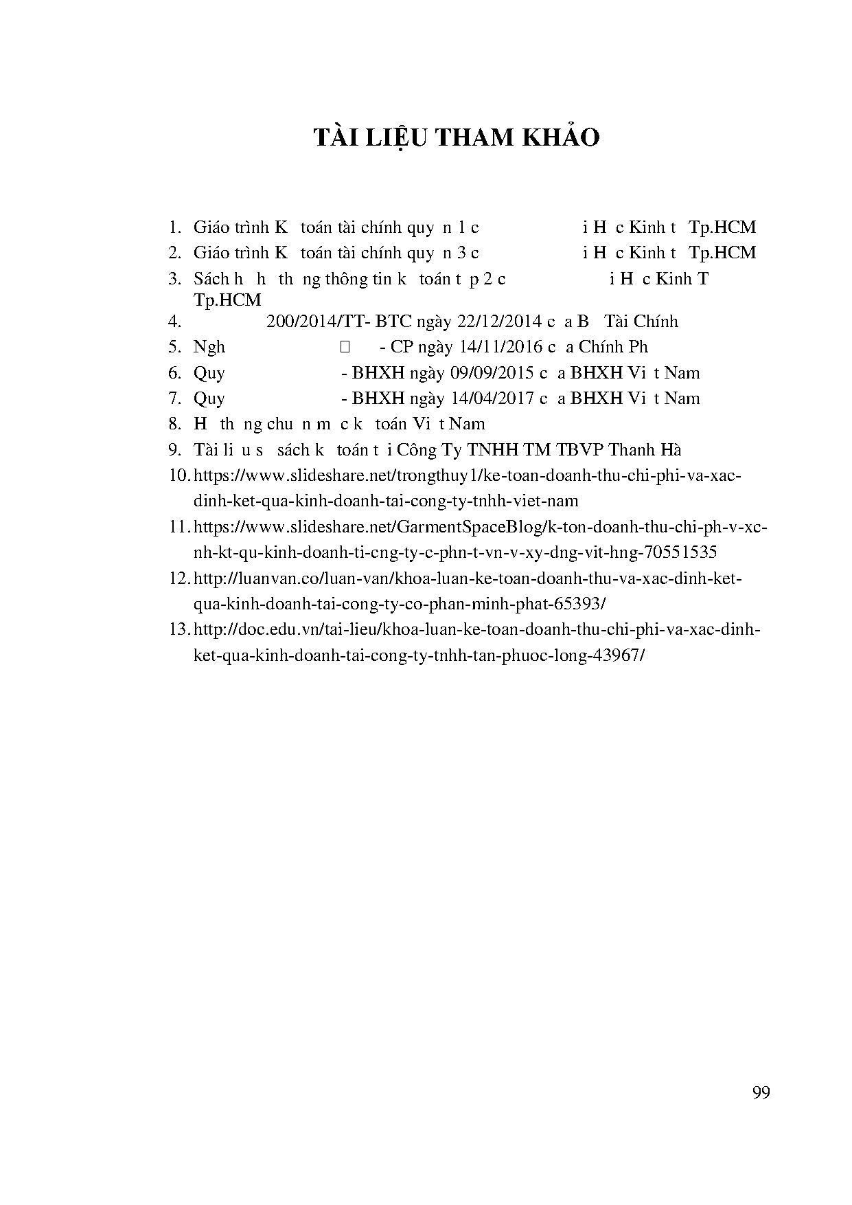 Ảnh một số trang tài liệu