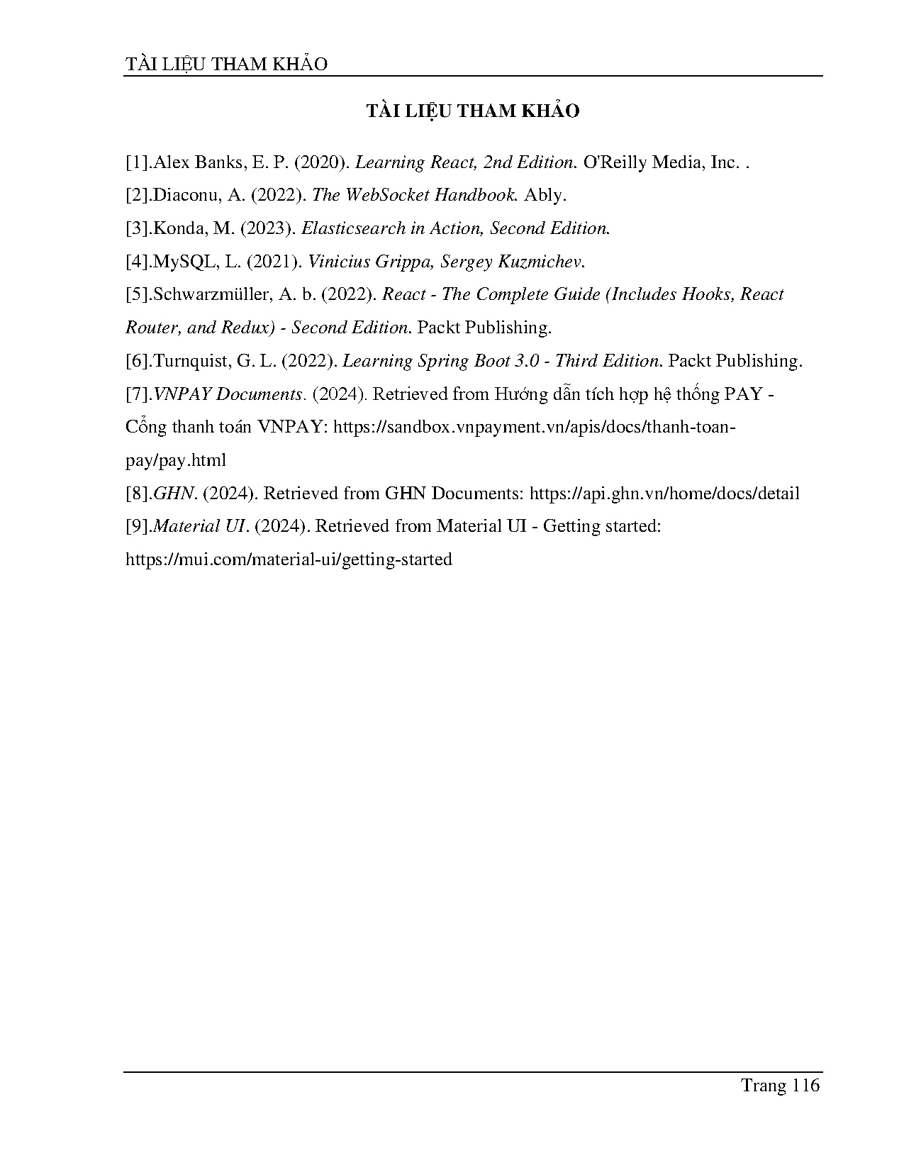 Ảnh một số trang tài liệu