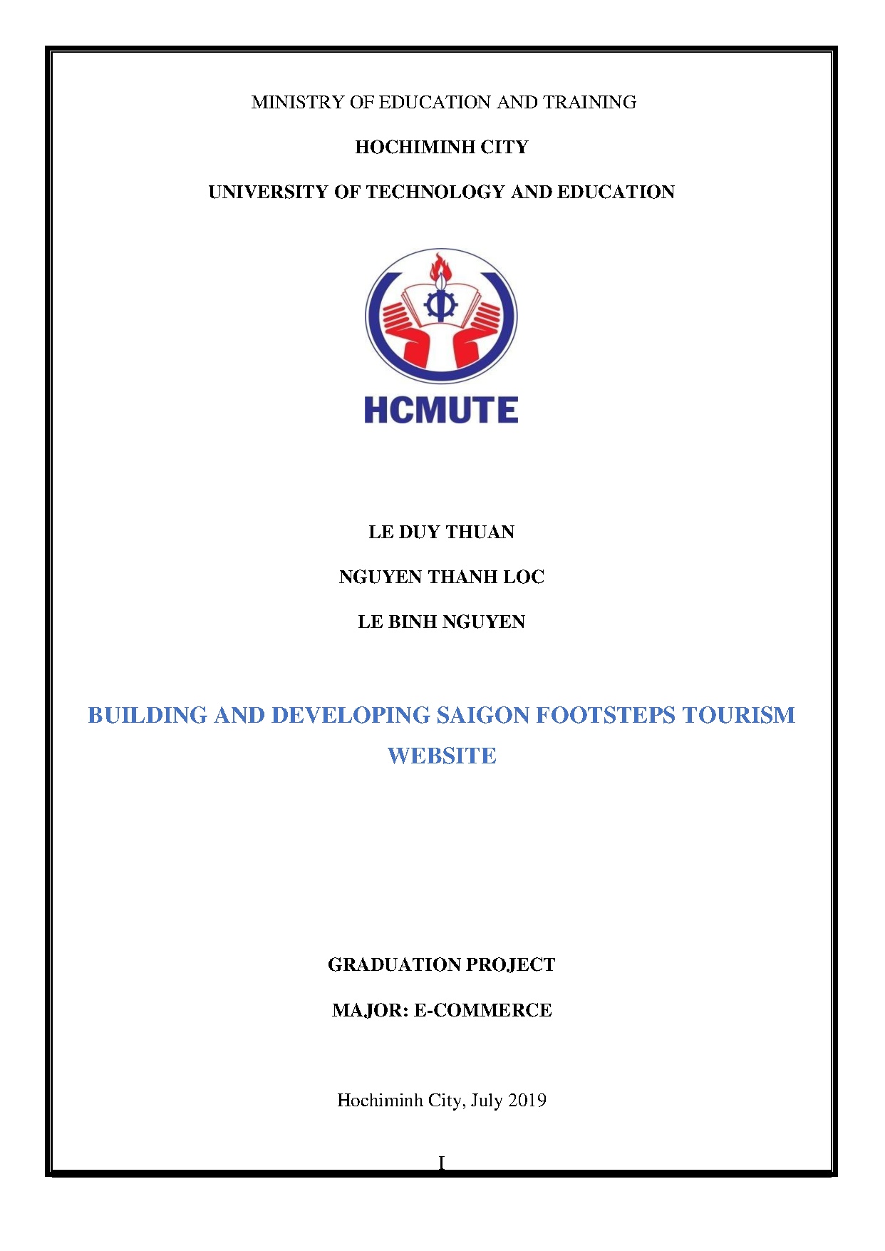 Đồ án tốt nghiệp - Xây dựng và phát triển website du lịch Saigon Footsteps