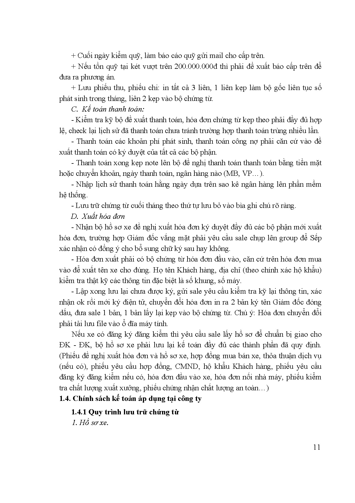 Ảnh một số trang tài liệu