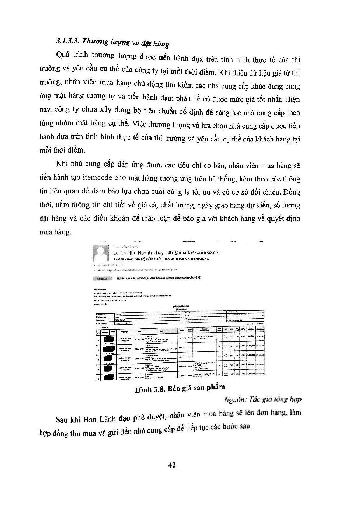 Đồ án tốt nghiệp - Hoàn thiện hoạt động thu mua nội địa tại công ty TNHH IMARKET Việt Nam - CNTPHCM - Trang 50