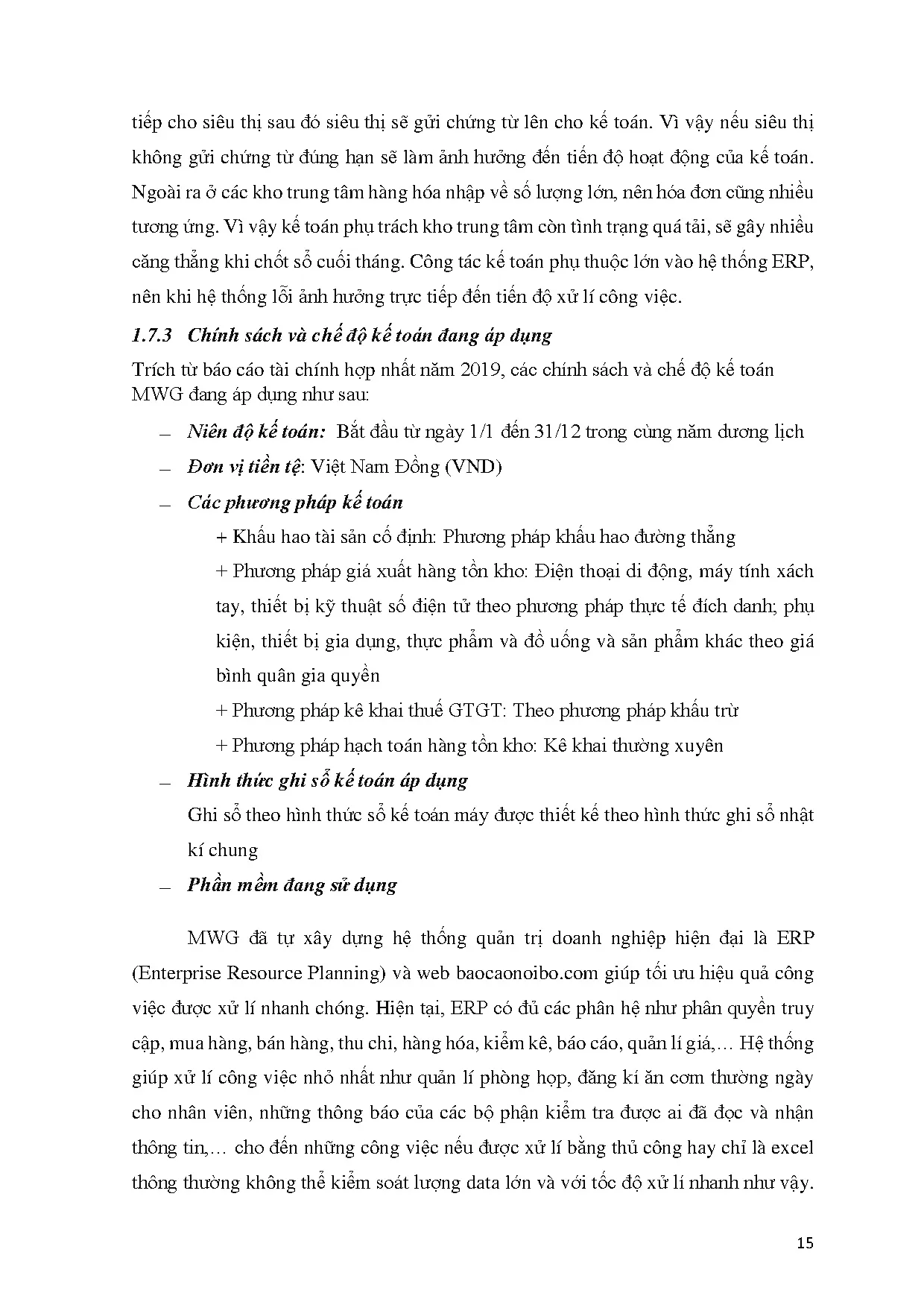 Đồ án tốt nghiệp - Phân tích báo cáo tài chính Công ty cổ phần đầu tư thế giới di động (2017 - 2019) - Trang 28
