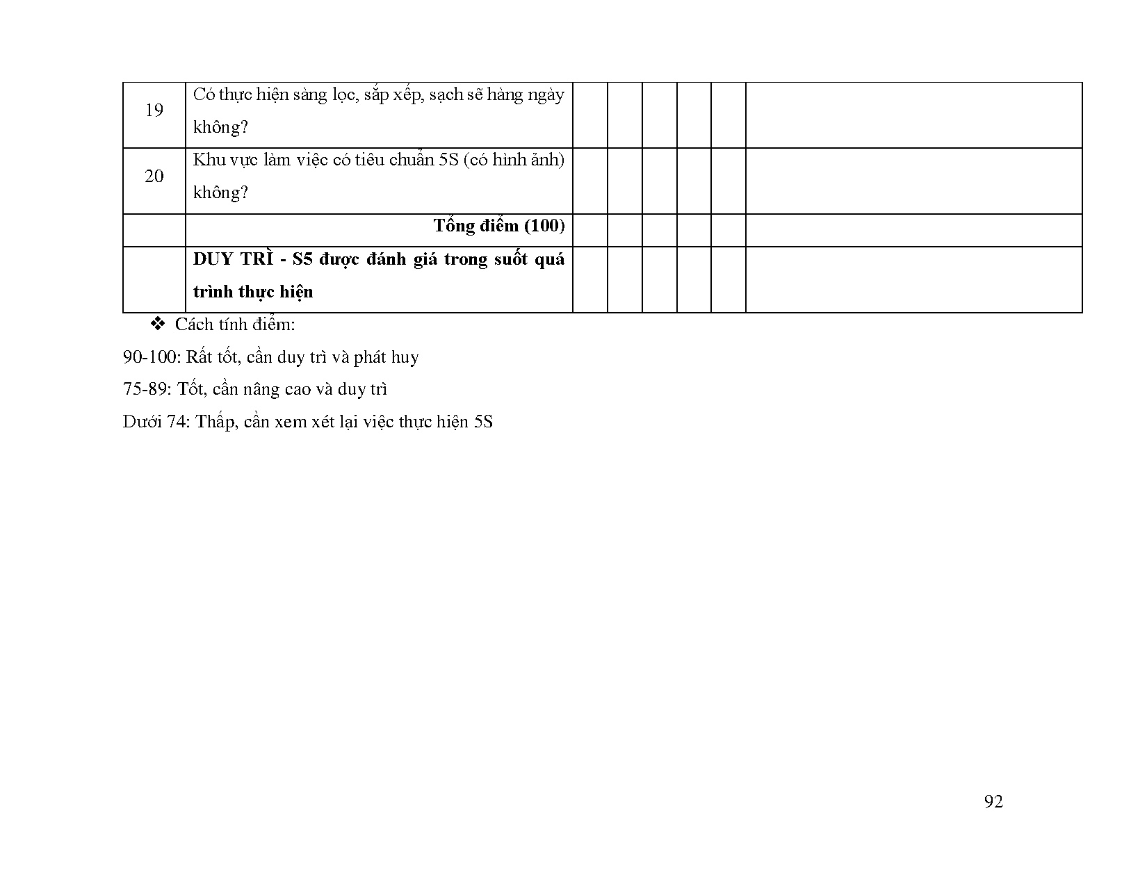 Đồ án tốt nghiệp - Nâng cao công tác thực tiễn lean tại khu vực may của công ty TNHHSX-TM-DV LTCNBD - Trang 111