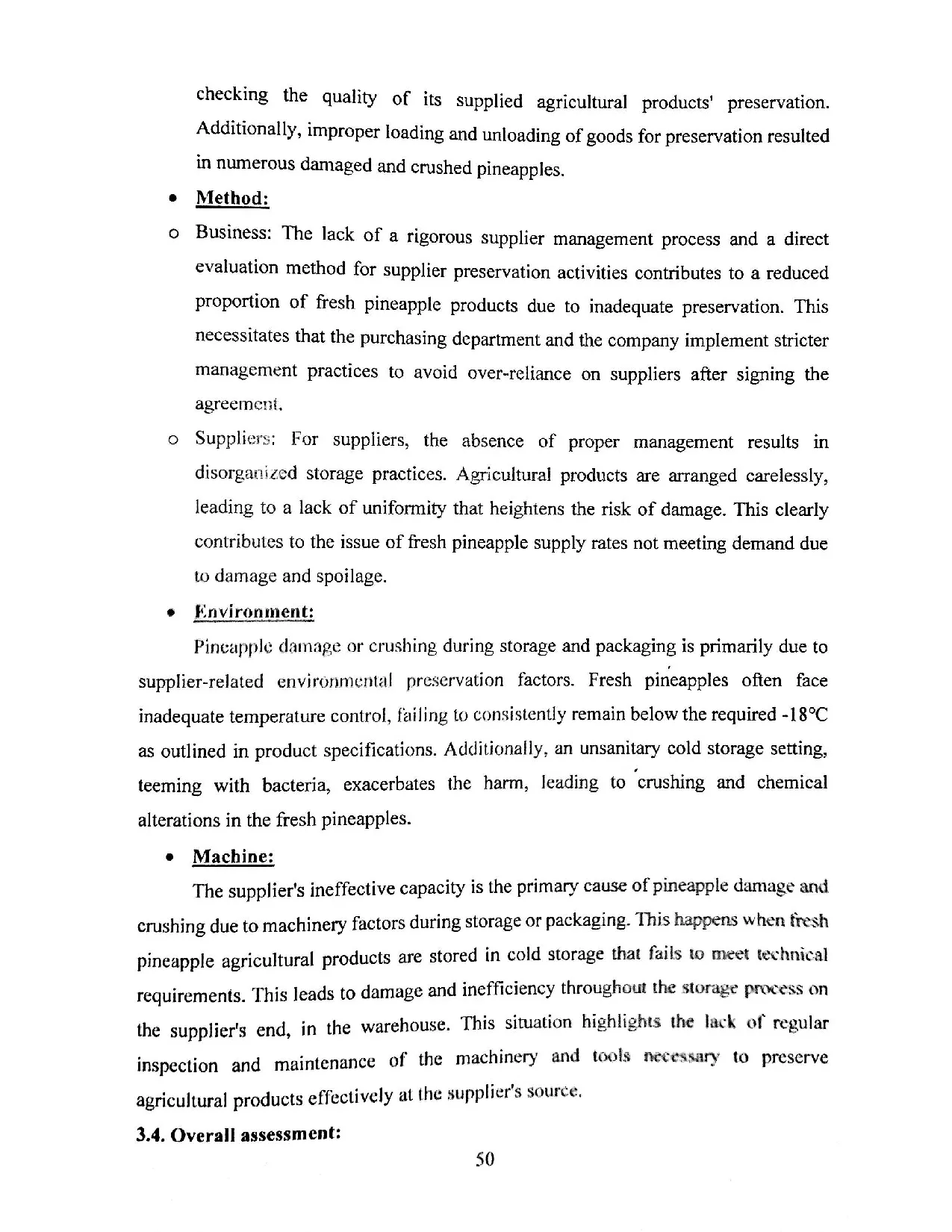 Đồ án tốt nghiệp - Improving supplier management activity on fresh pineapple agricultural PANVLCL - Trang 59
