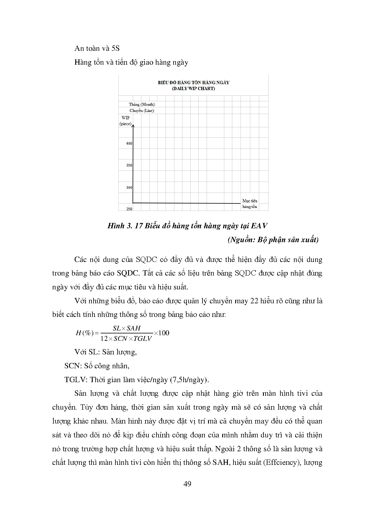 Đồ án tốt nghiệp - Thực trạng áp dụng Lean manufacturing tại chuyền may 22 của Công ty TNHH AGMVN - Trang 63