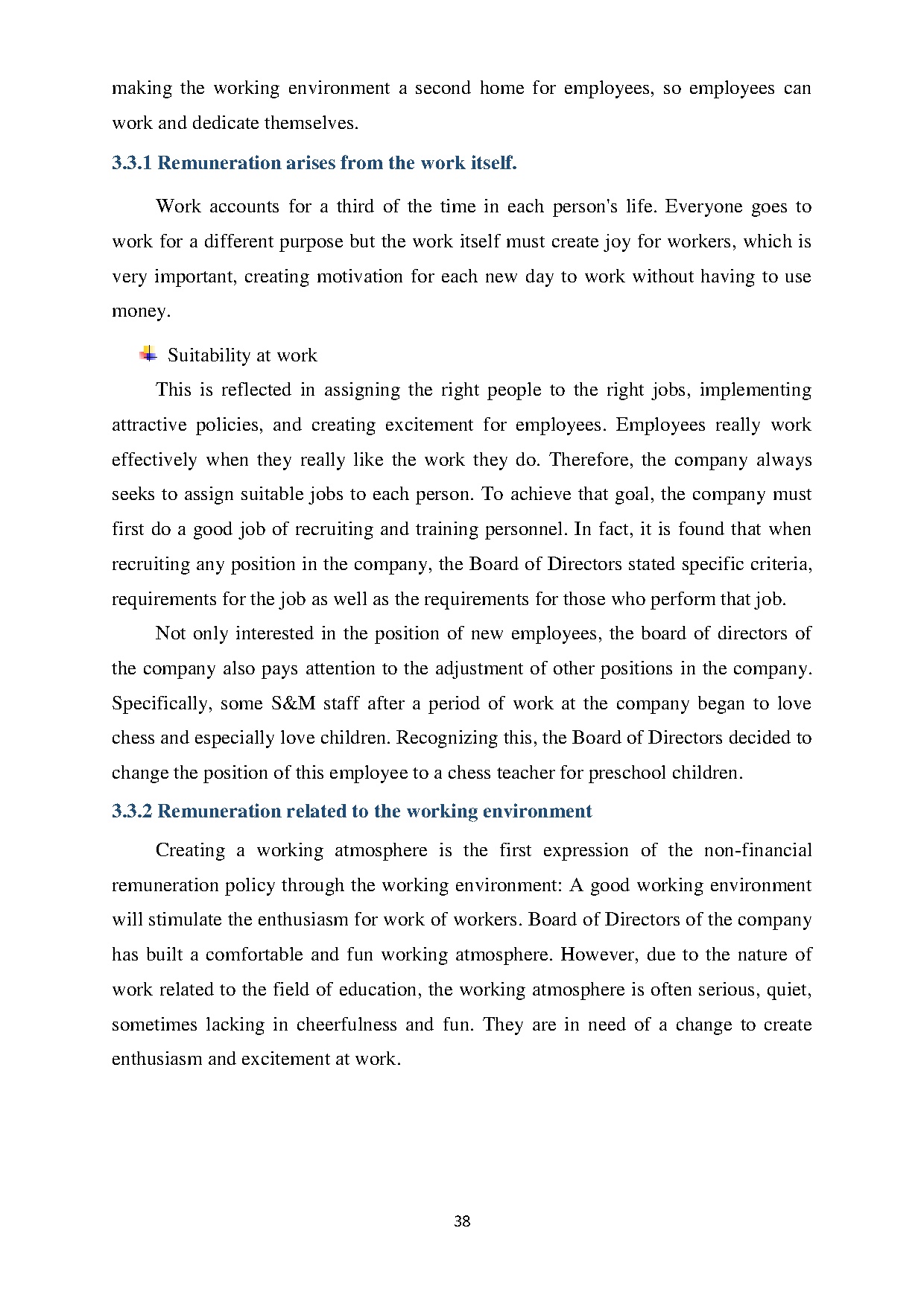 Đồ án tốt nghiệp - Improving the personnel remuneration policy at Hoang Gia education and TJSC ( C . - Trang 47