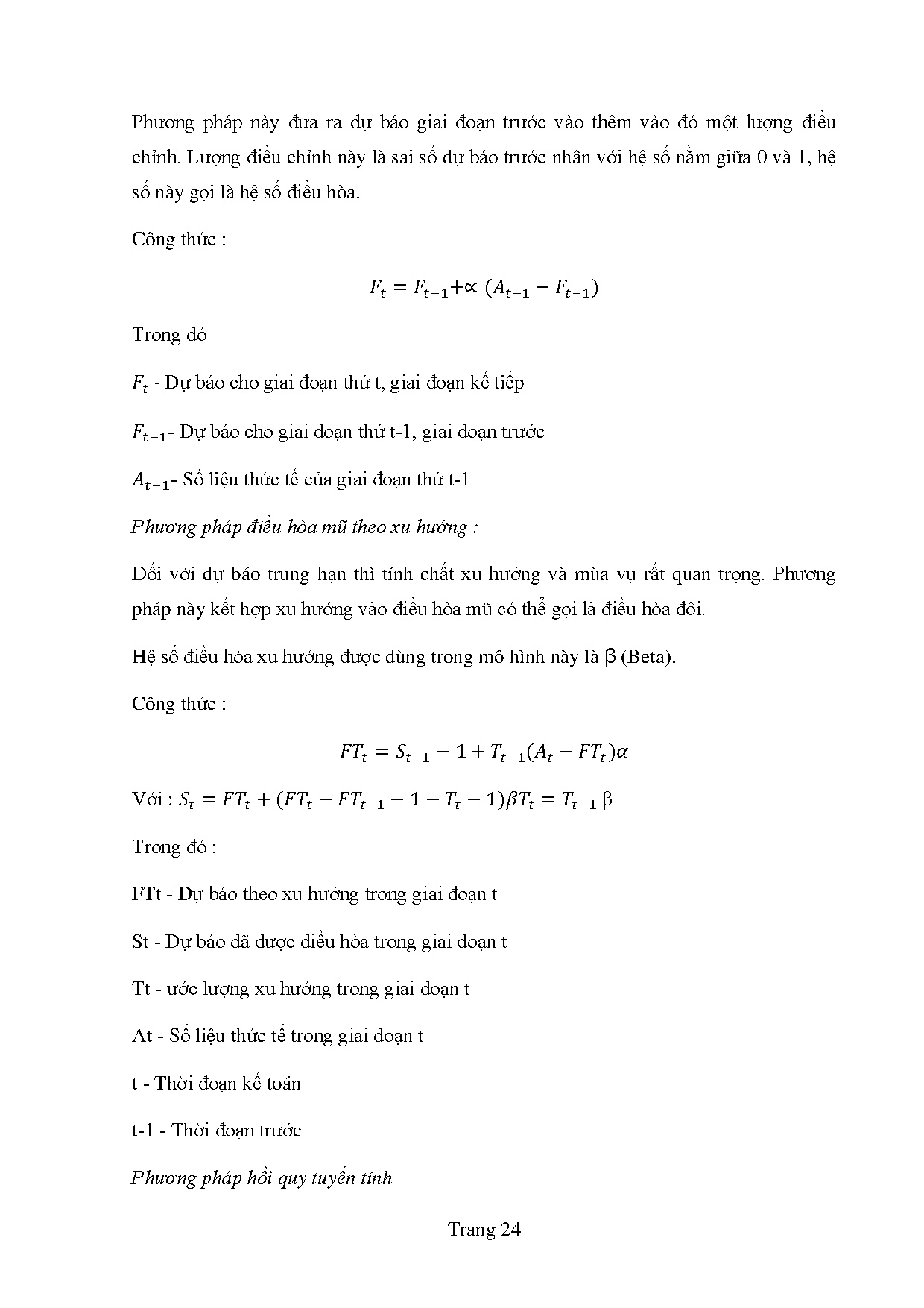 Đồ án tốt nghiệp - Thực trạng lập kế hoạch sản xuất theo đơn hàng tại Công ty cổ phần thế giới Phụ N - Trang 34