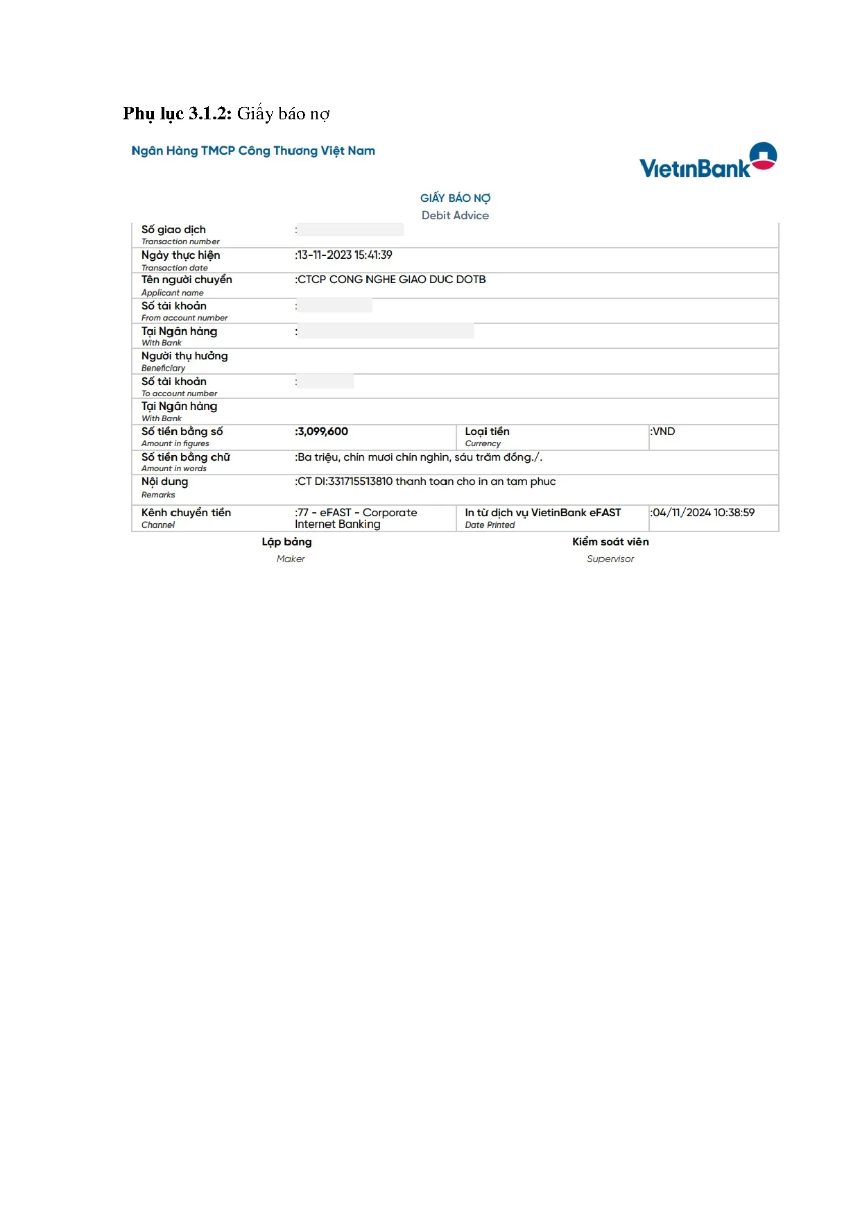 Đồ án tốt nghiệp - Kế toán xác định kết quả hoạt động kinh doanh của công ty cổ phần công nghệ GDD - Trang 127