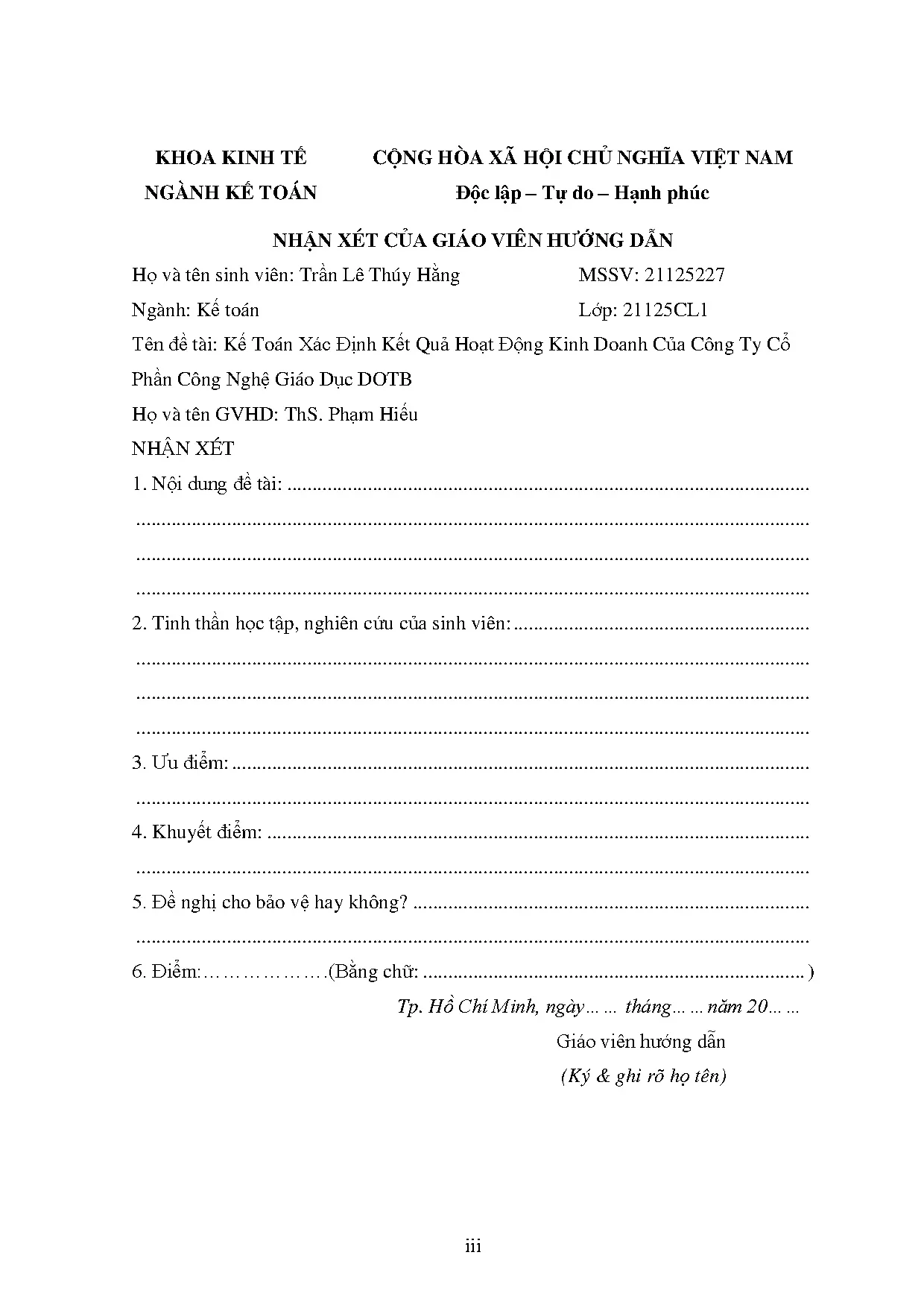 Đồ án tốt nghiệp - Kế toán xác định kết quả hoạt động kinh doanh của công ty cổ phần công nghệ GDD - Trang 3