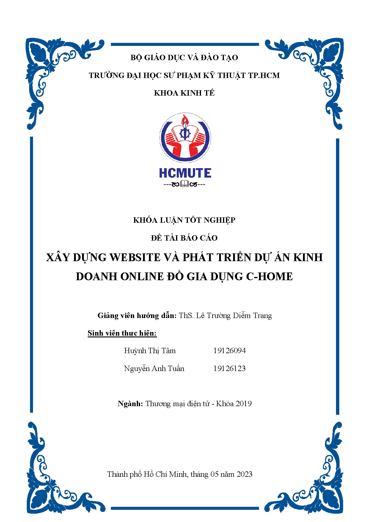 Đồ án tốt nghiệp - Xây dựng website và phát triển dự án kinh doanh online đồ gia dụng C-home