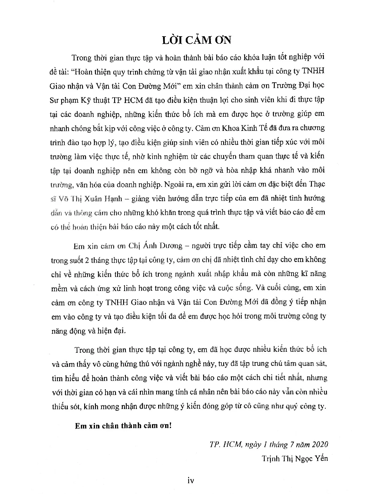 Đồ án tốt nghiệp - Quy trình nghiệp vụ chứng từ vận tải giao nhận cho hàng hóa xuất KTCTTGNVVTCĐM - Trang 4