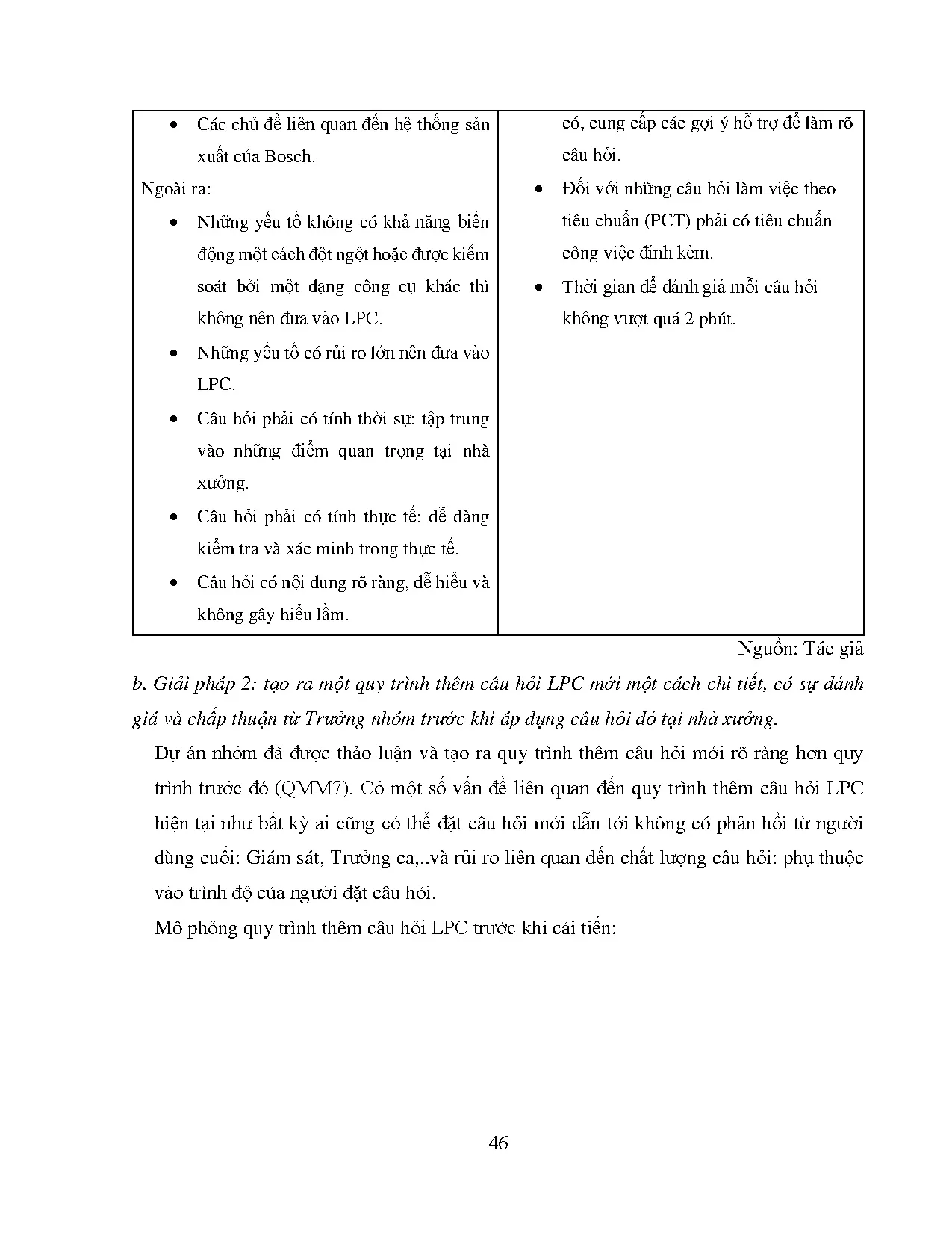 Đồ án tốt nghiệp - Tối ưu hóa hoạt động đánh giá Layer Process Confirmation tại Quy trình Fine BM 1 - Trang 58