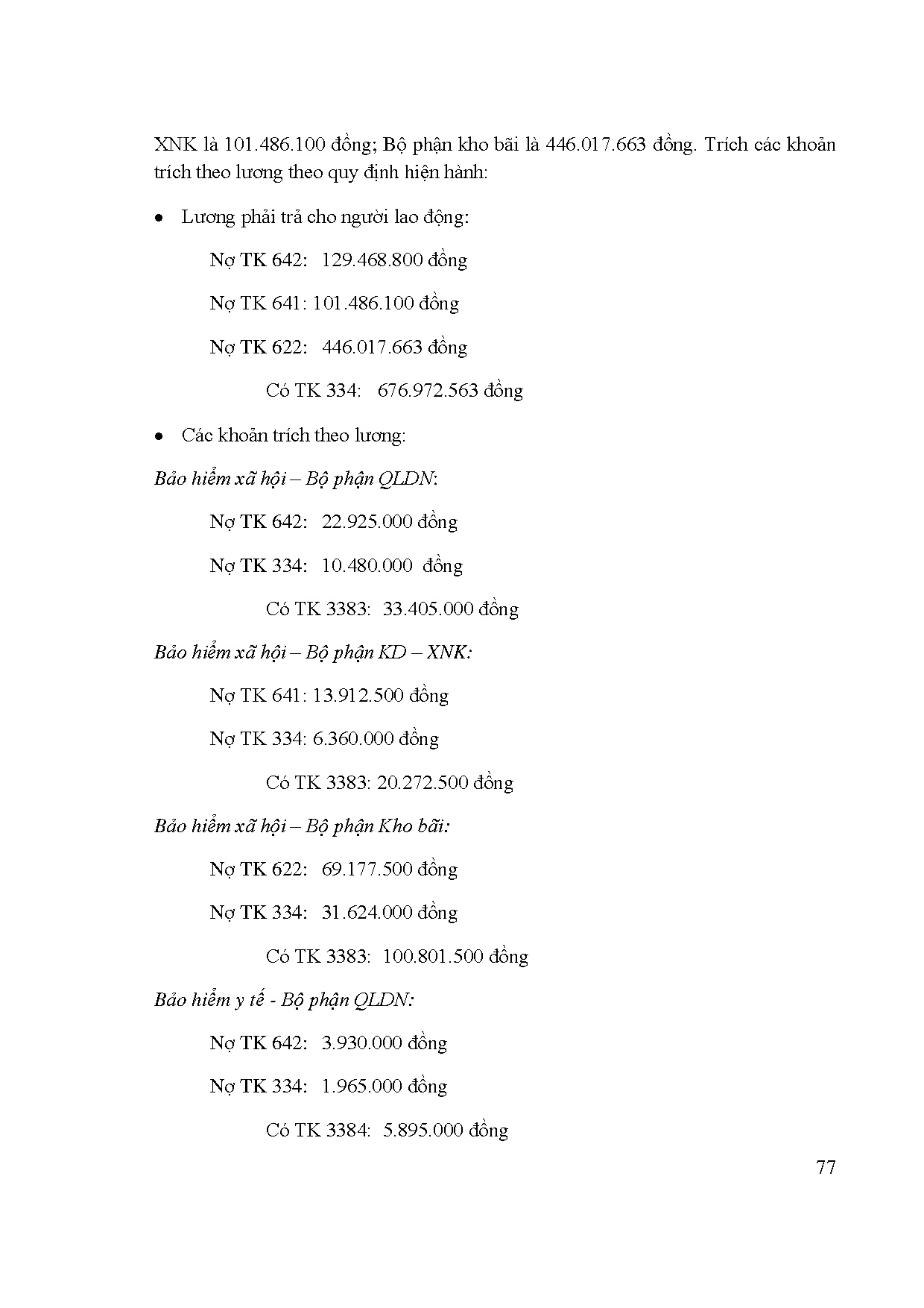 Ảnh một số trang tài liệu