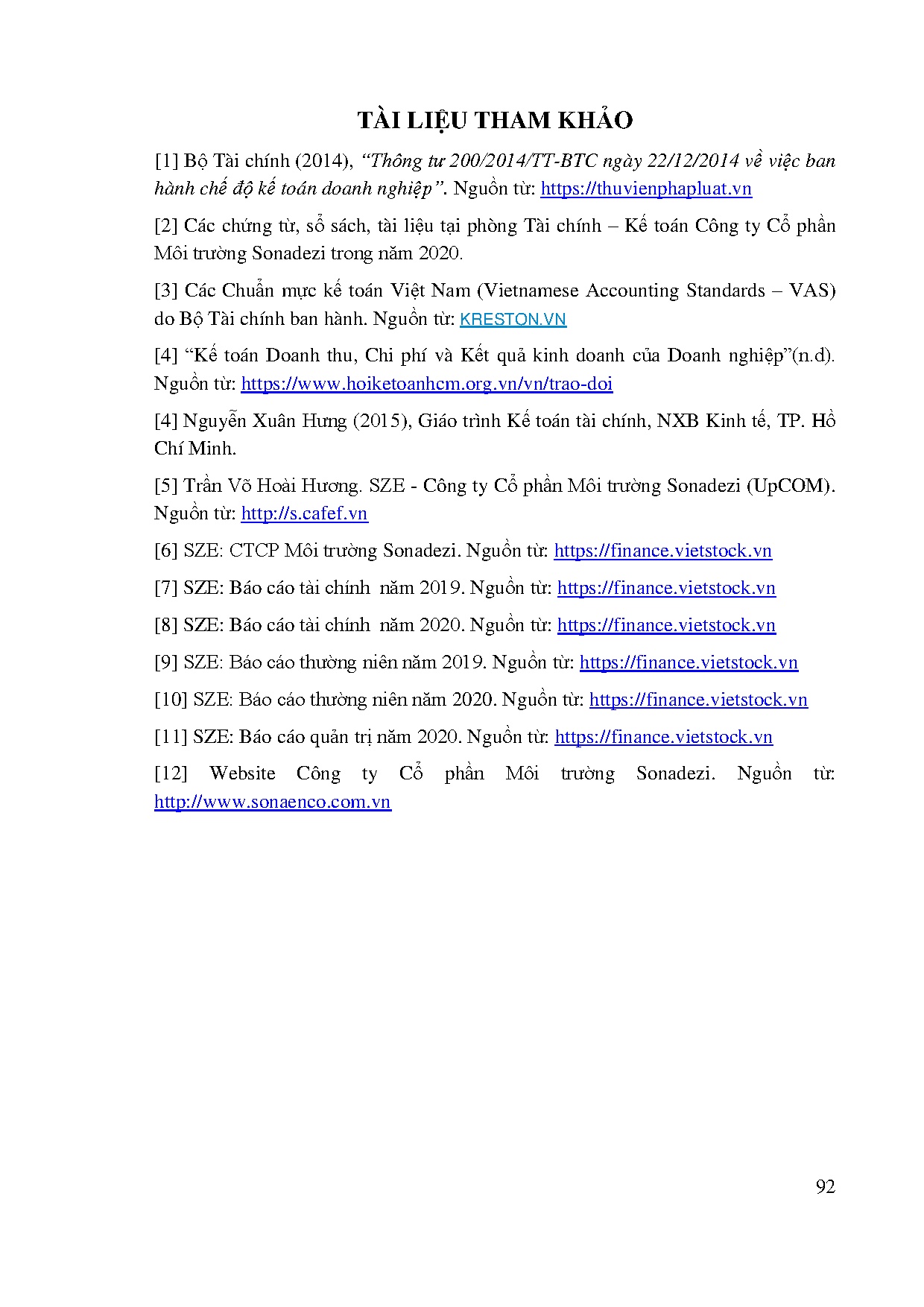 Đồ án tốt nghiệp - Hoàn thiện tổ chức công tác kế toán xác định kết quả hoạt động sản XKDTCTCPMTS - Trang 109