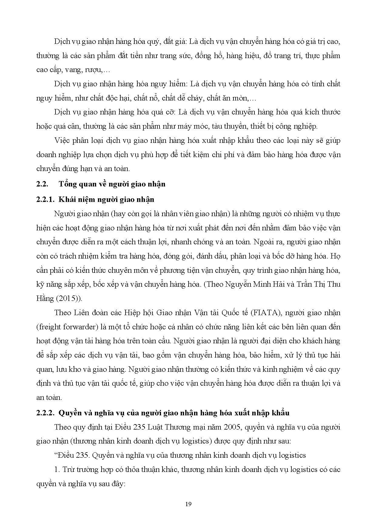 Đồ án tốt nghiệp - Hoàn thiện hoạt động giao nhận hàng hóa nhập khẩu nguyên container ( BĐBTCTTHHĐQV - Trang 30