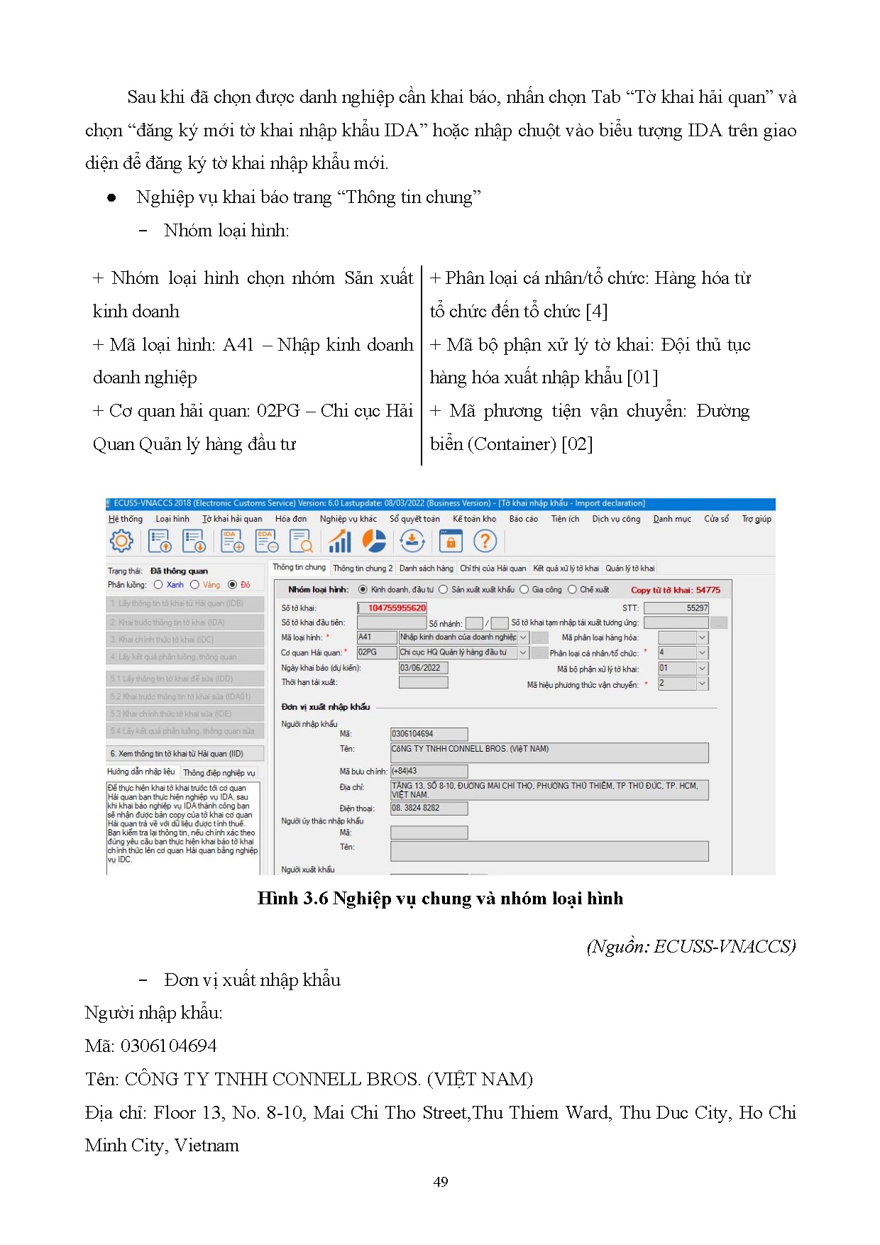 Đồ án tốt nghiệp - Hoàn thiện hoạt động giao nhận hàng hóa nhập khẩu nguyên container ( BĐBTCTTHHĐQV - Trang 60