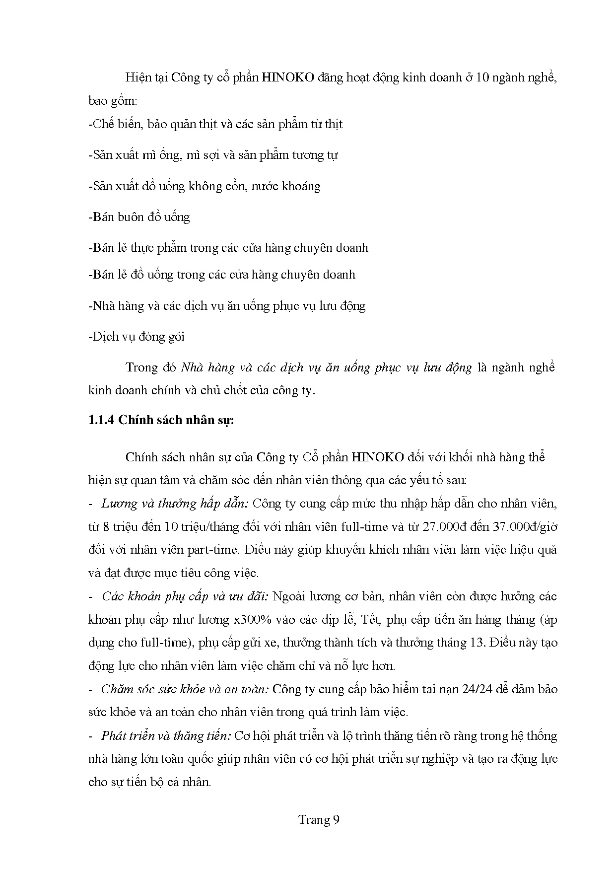 Ảnh một số trang tài liệu