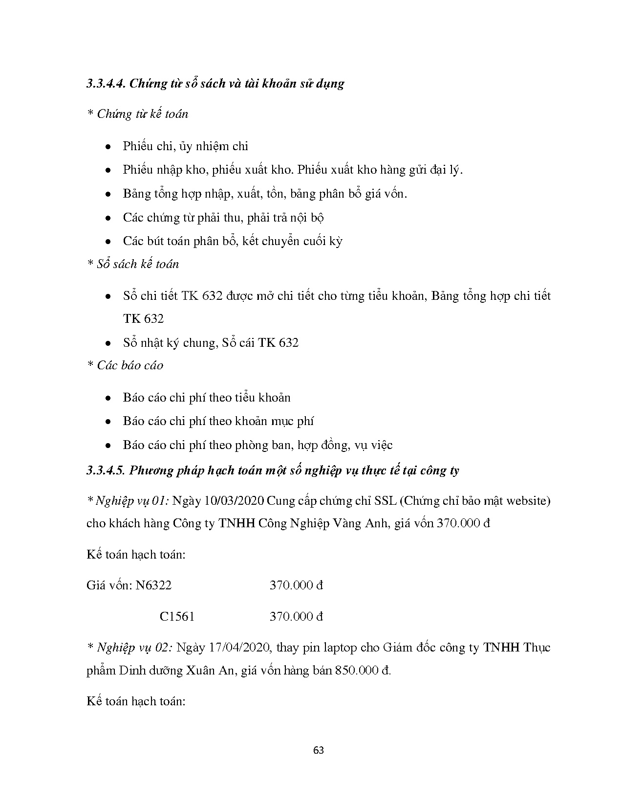 Ảnh một số trang tài liệu