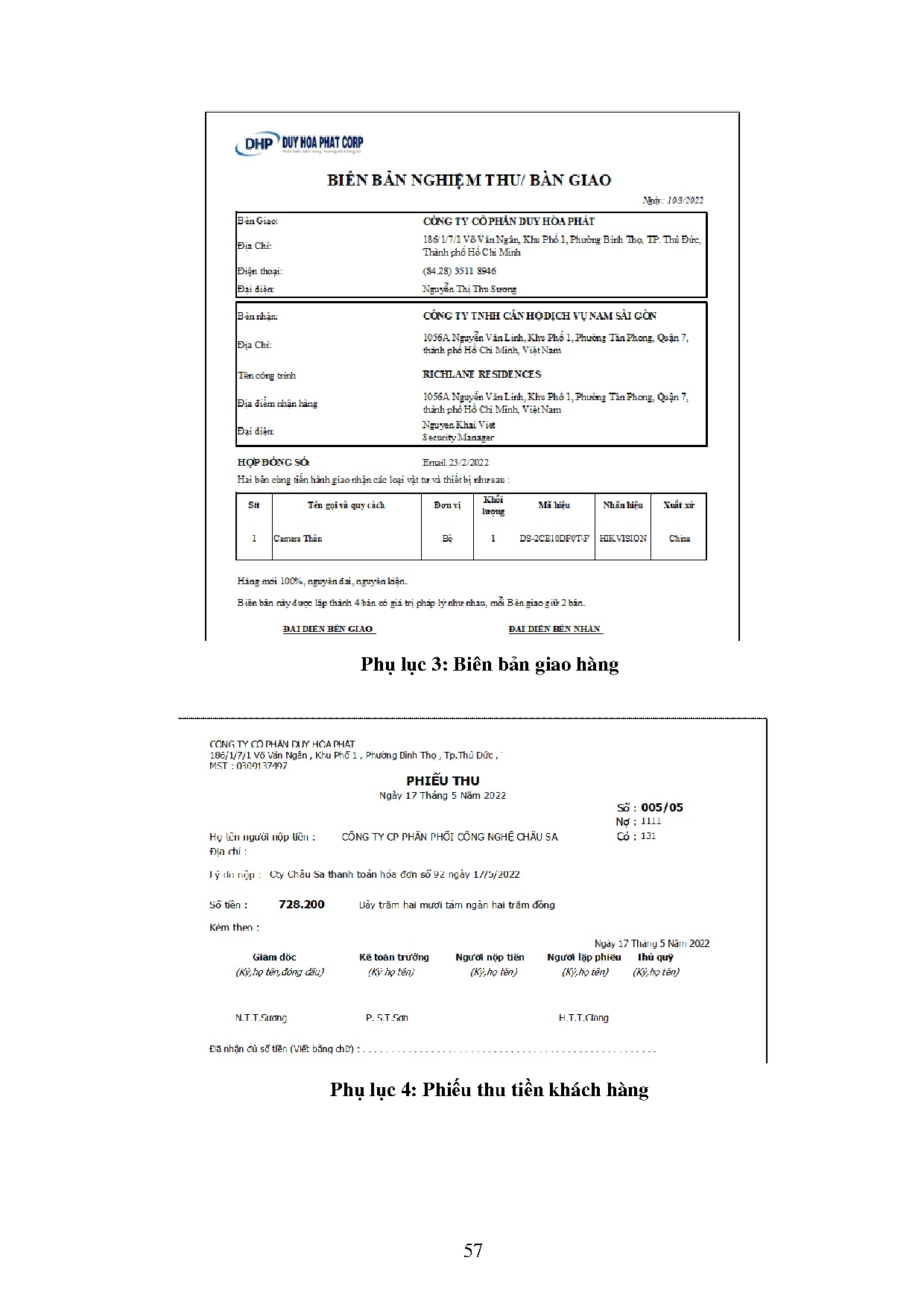 Ảnh một số trang tài liệu