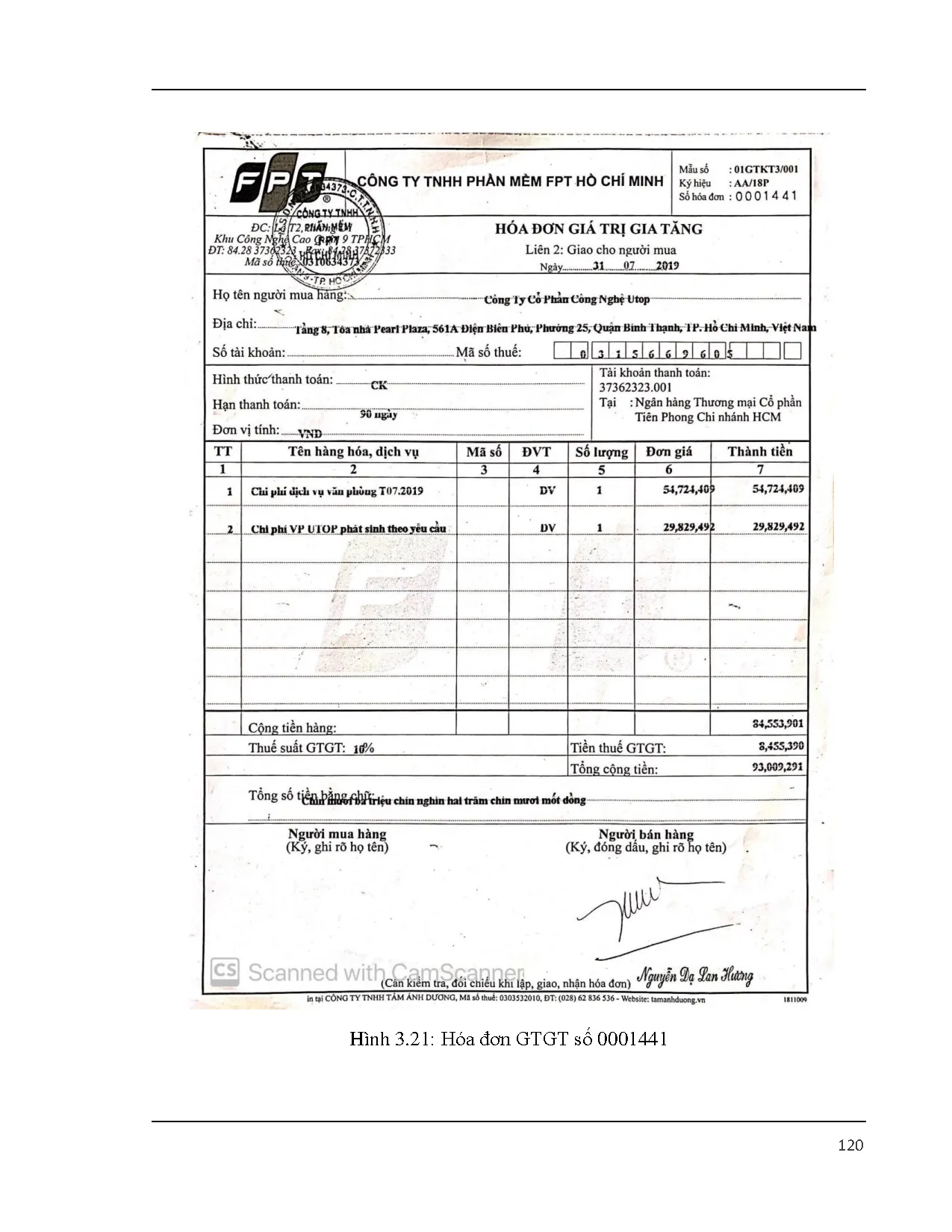 Đồ án tốt nghiệp - Công tác kế toán công nợ tại Công ty TNHH phần mềm FPT - Trang 131