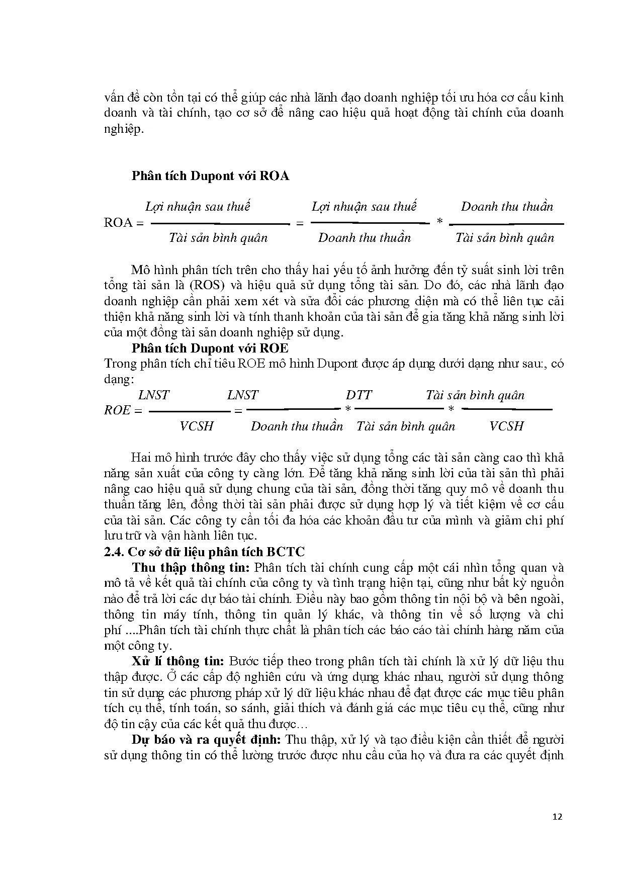 Đồ án tốt nghiệp - Phân tích báo cáo tài chính Công ty TNHH Tổ chức sự kiện chuyển động - Trang 24