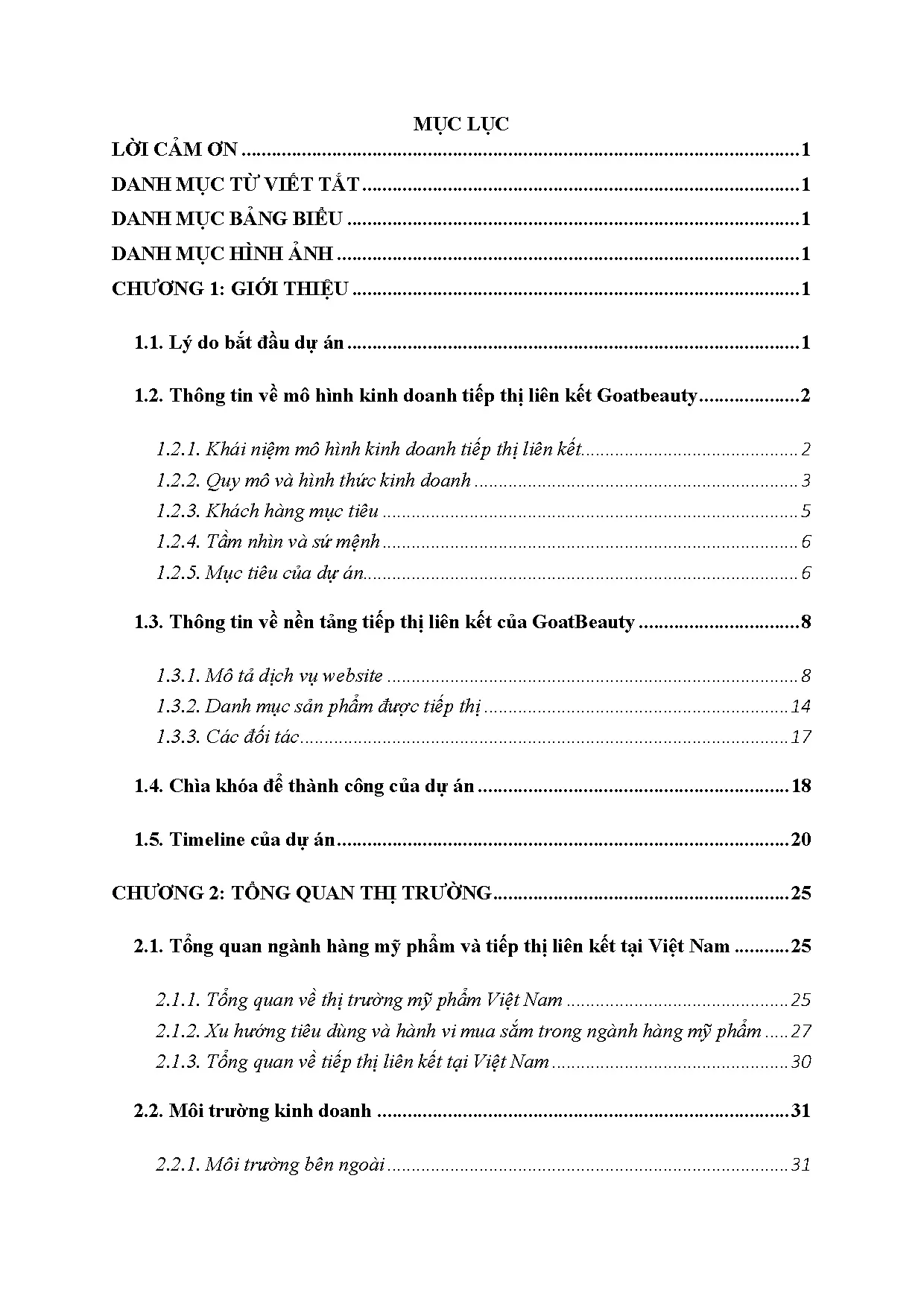 Đồ án tốt nghiệp - Xây dựng mô hình kinh doanh tiếp thị liên kết trong ngành hàng mỹ phẩm - Trang 4