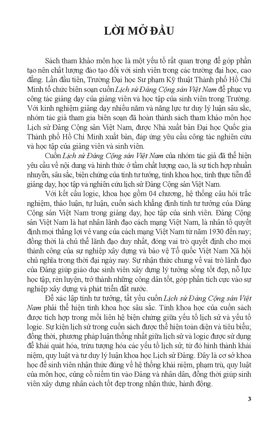 Giáo trình Lịch Sử Đảng Cộng Sản Việt Nam (HCMUTE) - Trang 4